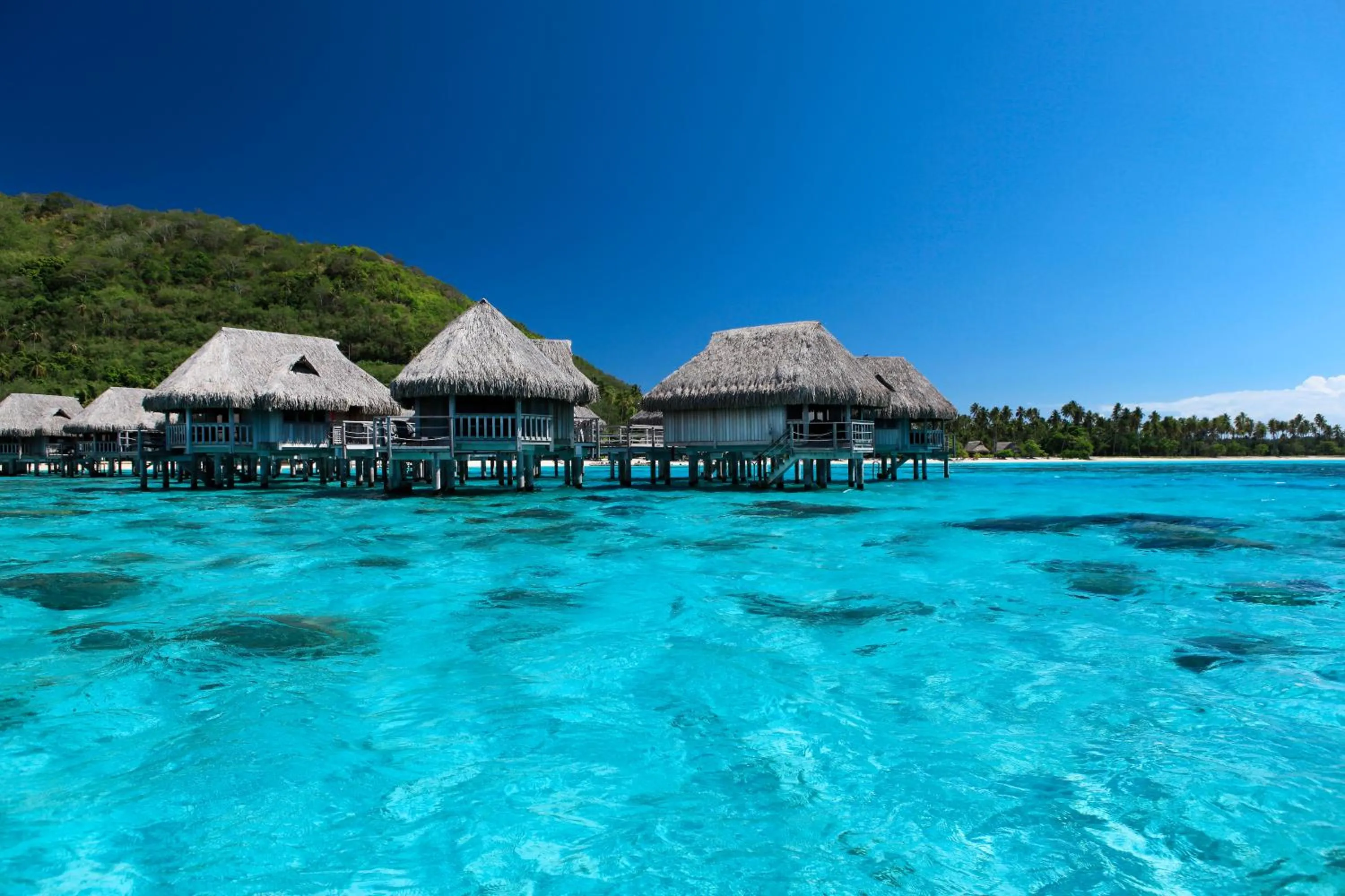 Sea view in Sofitel Kia Ora Moorea Beach Resort