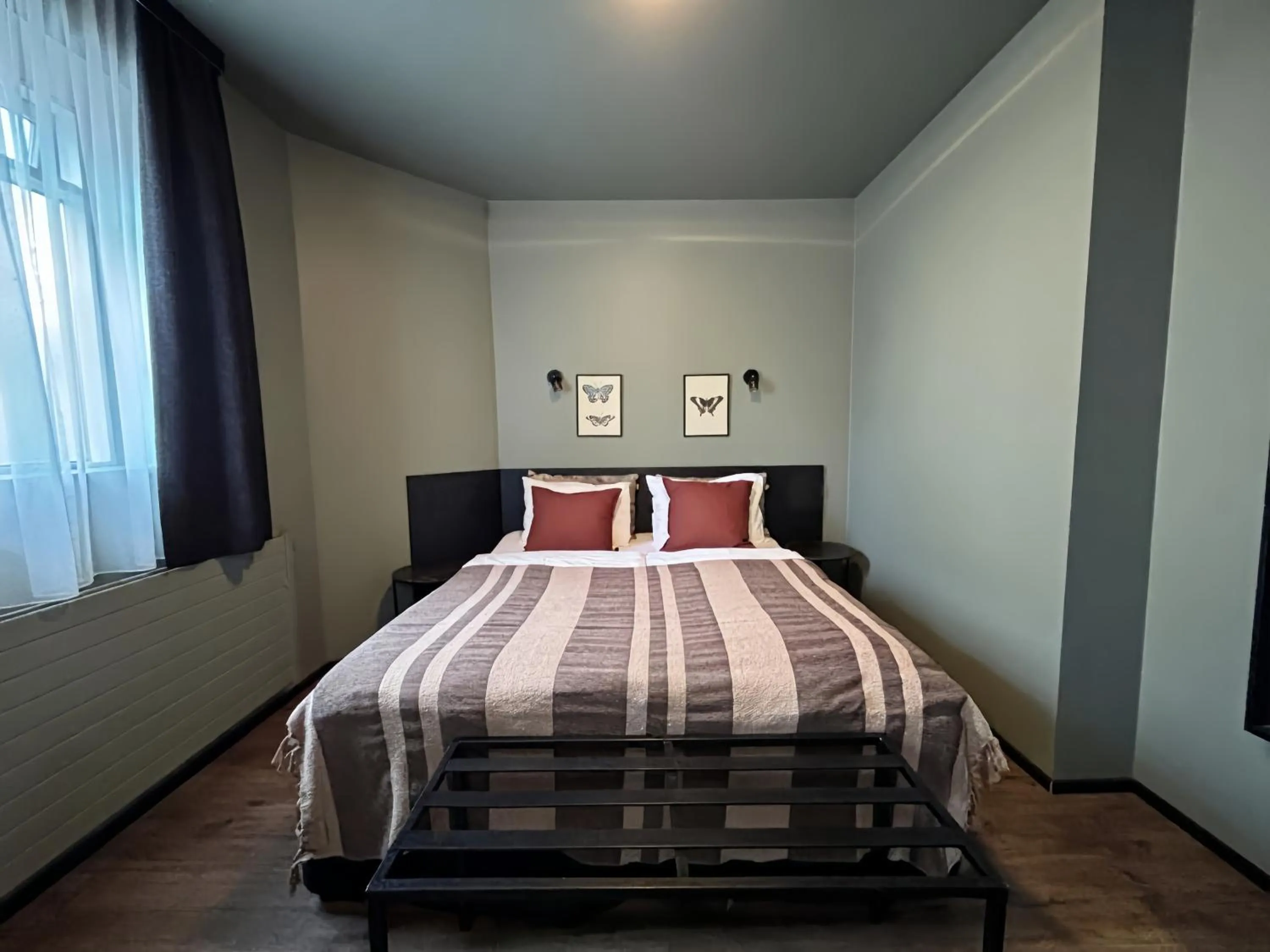 Bed in Hotel Leifur Eiriksson