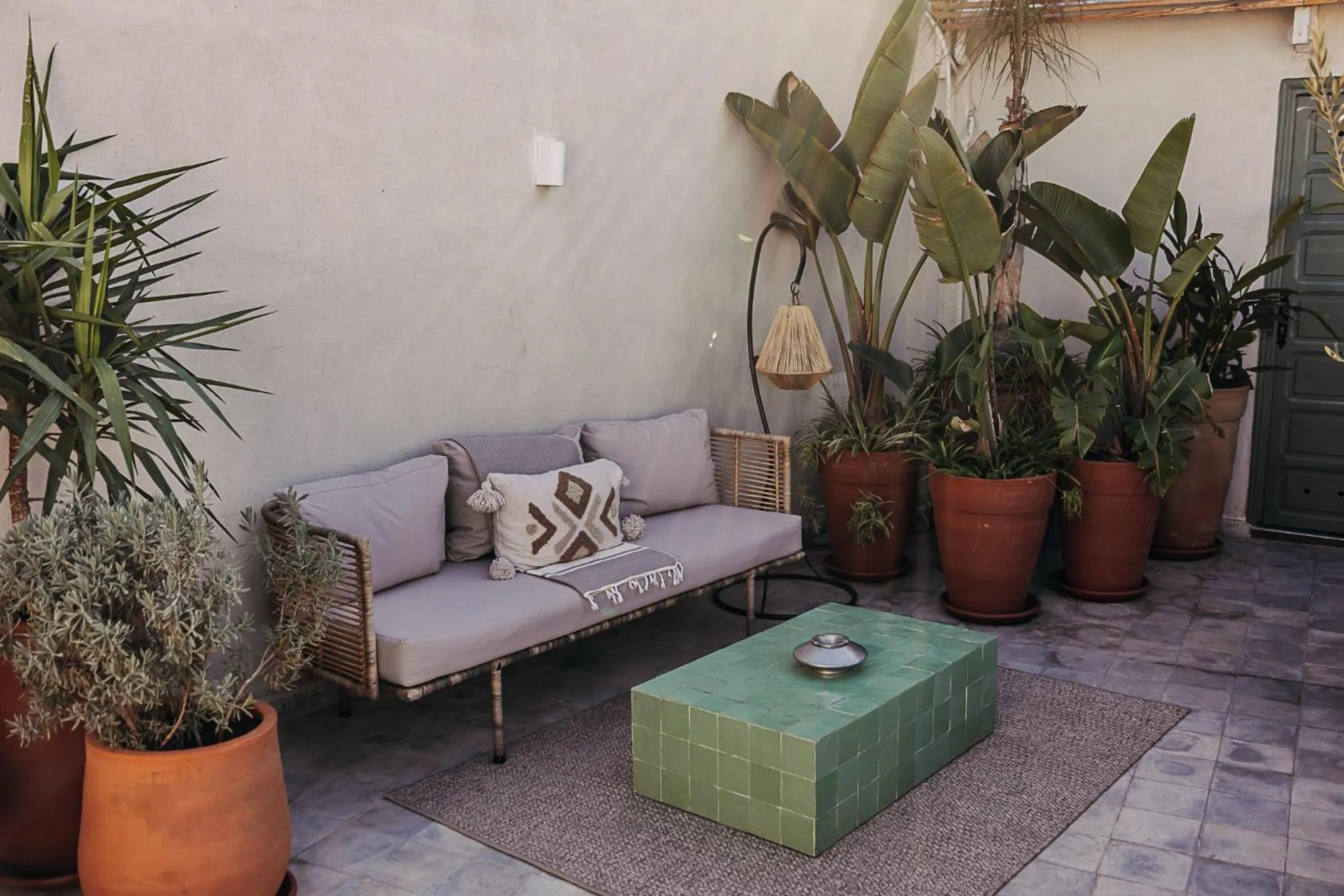 Patio in Riad Villa Wengé & Spa