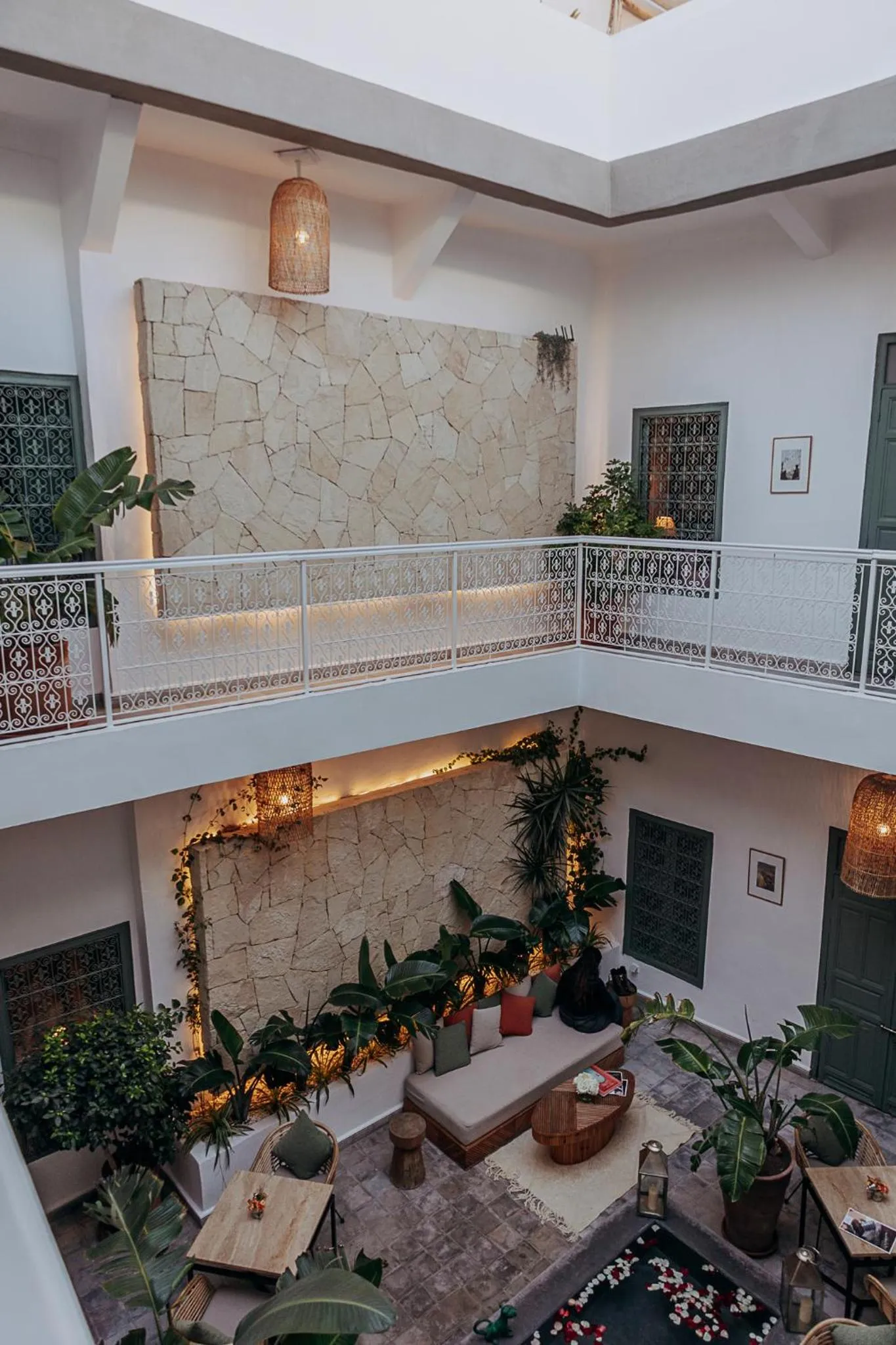 Patio in Riad Villa Wengé & Spa