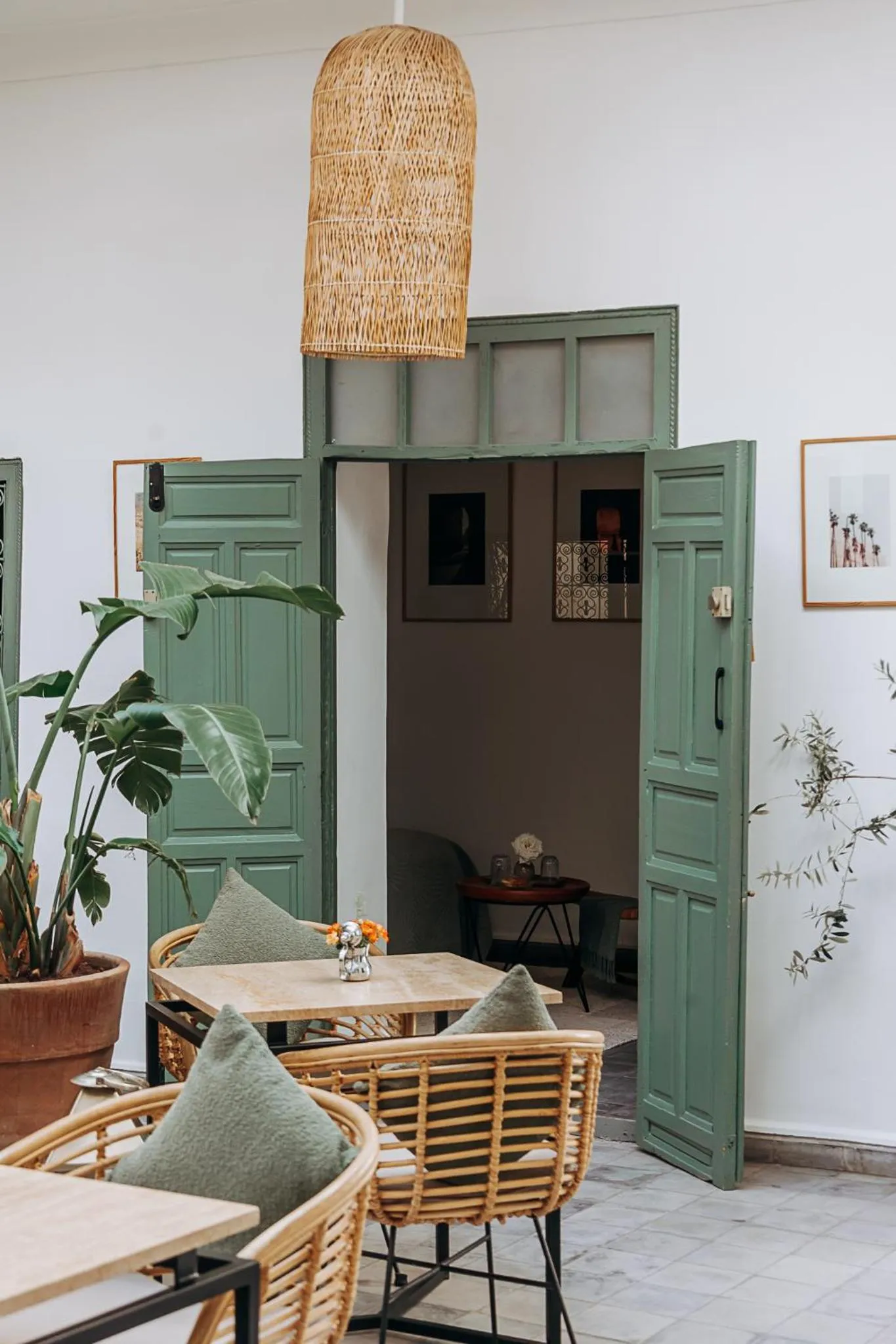 Decorative detail in Riad Villa Wengé & Spa