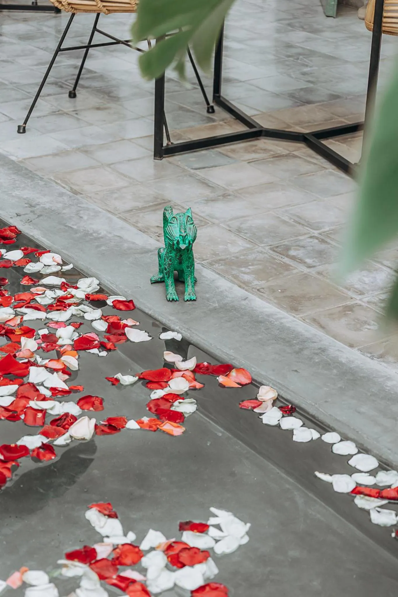 Decorative detail in Riad Villa Wengé & Spa