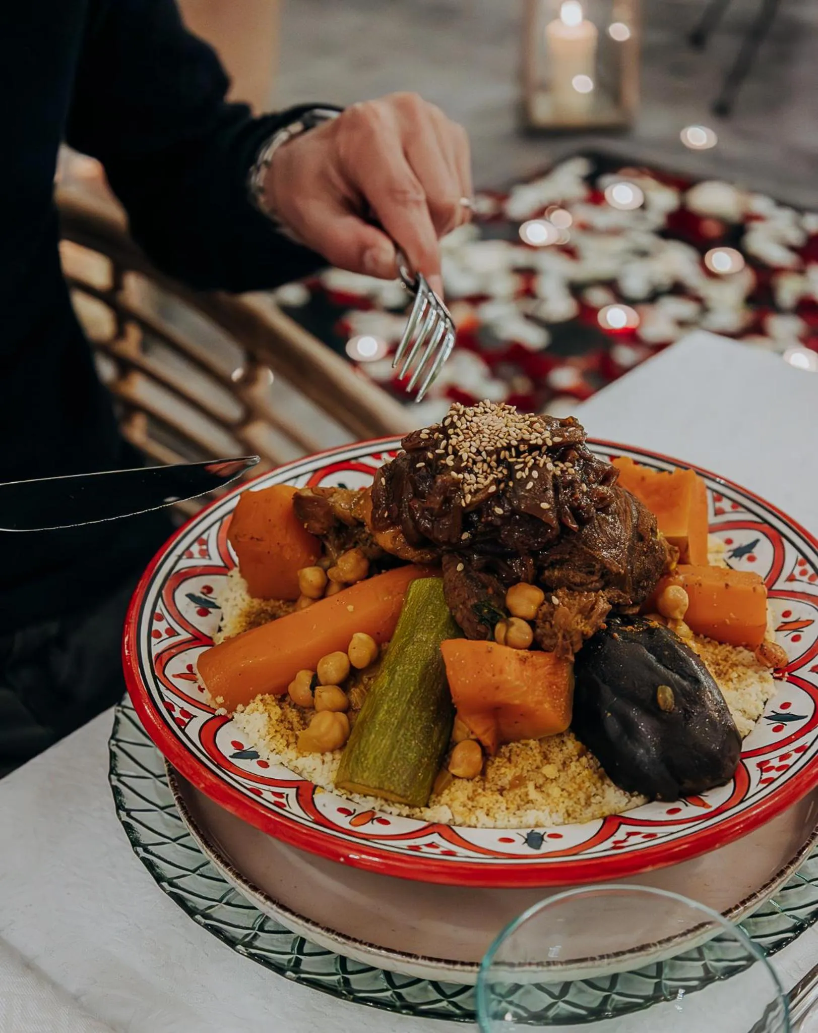 Restaurant/places to eat in Riad Villa Wengé & Spa