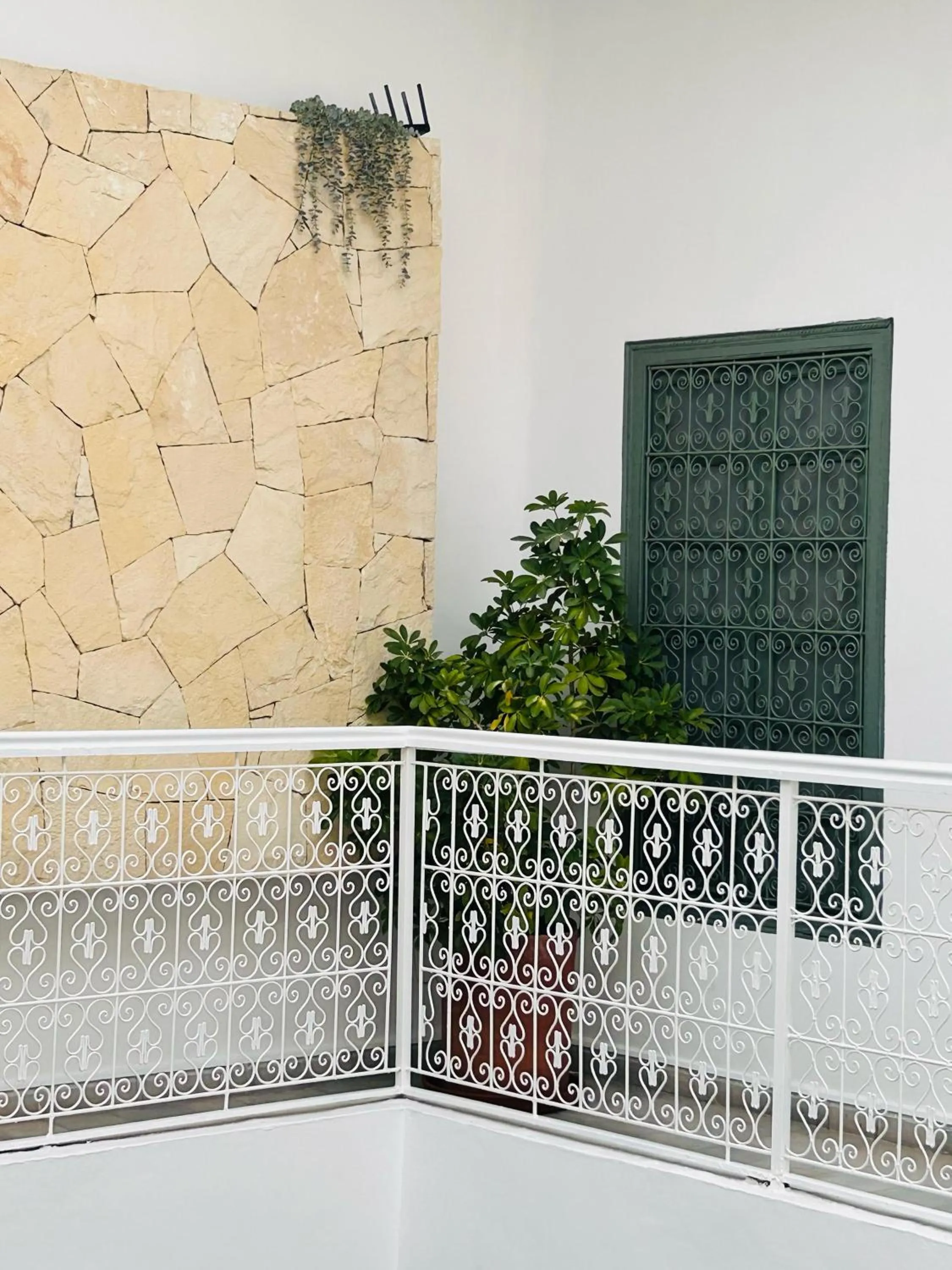 Decorative detail in Riad Villa Wengé & Spa