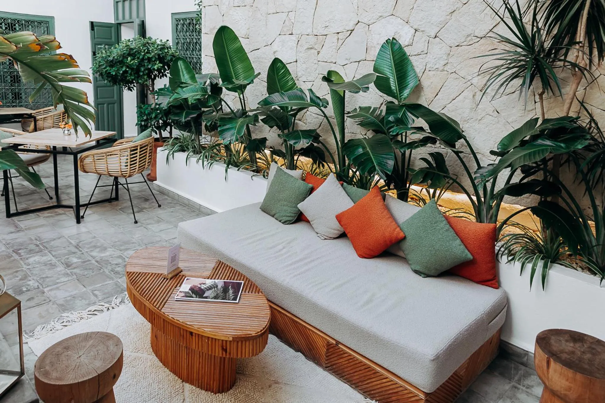 Patio in Riad Villa Wengé & Spa