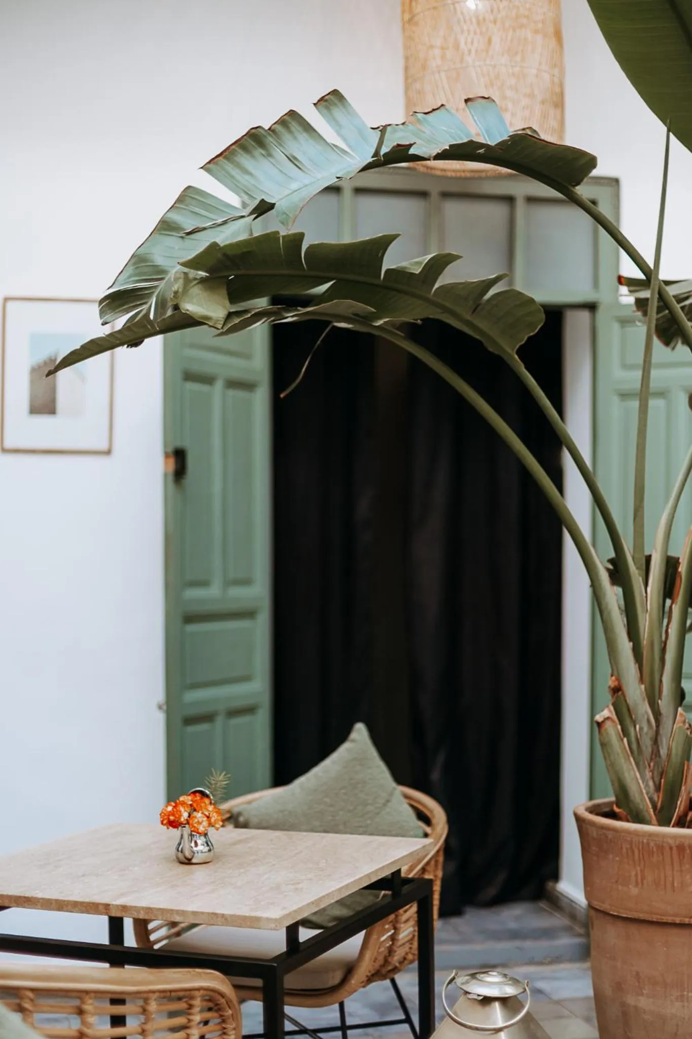 Patio in Riad Villa Wengé & Spa
