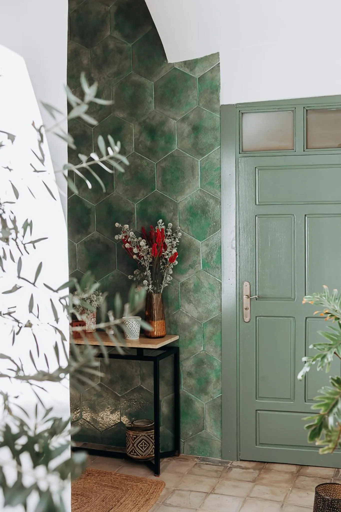 Decorative detail in Riad Villa Wengé & Spa