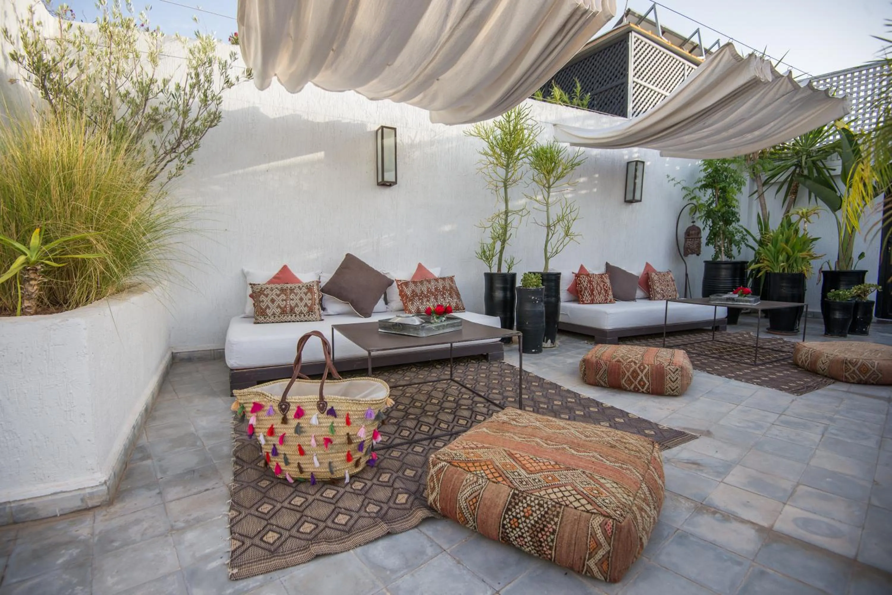 Patio in Riad Villa Wengé & Spa