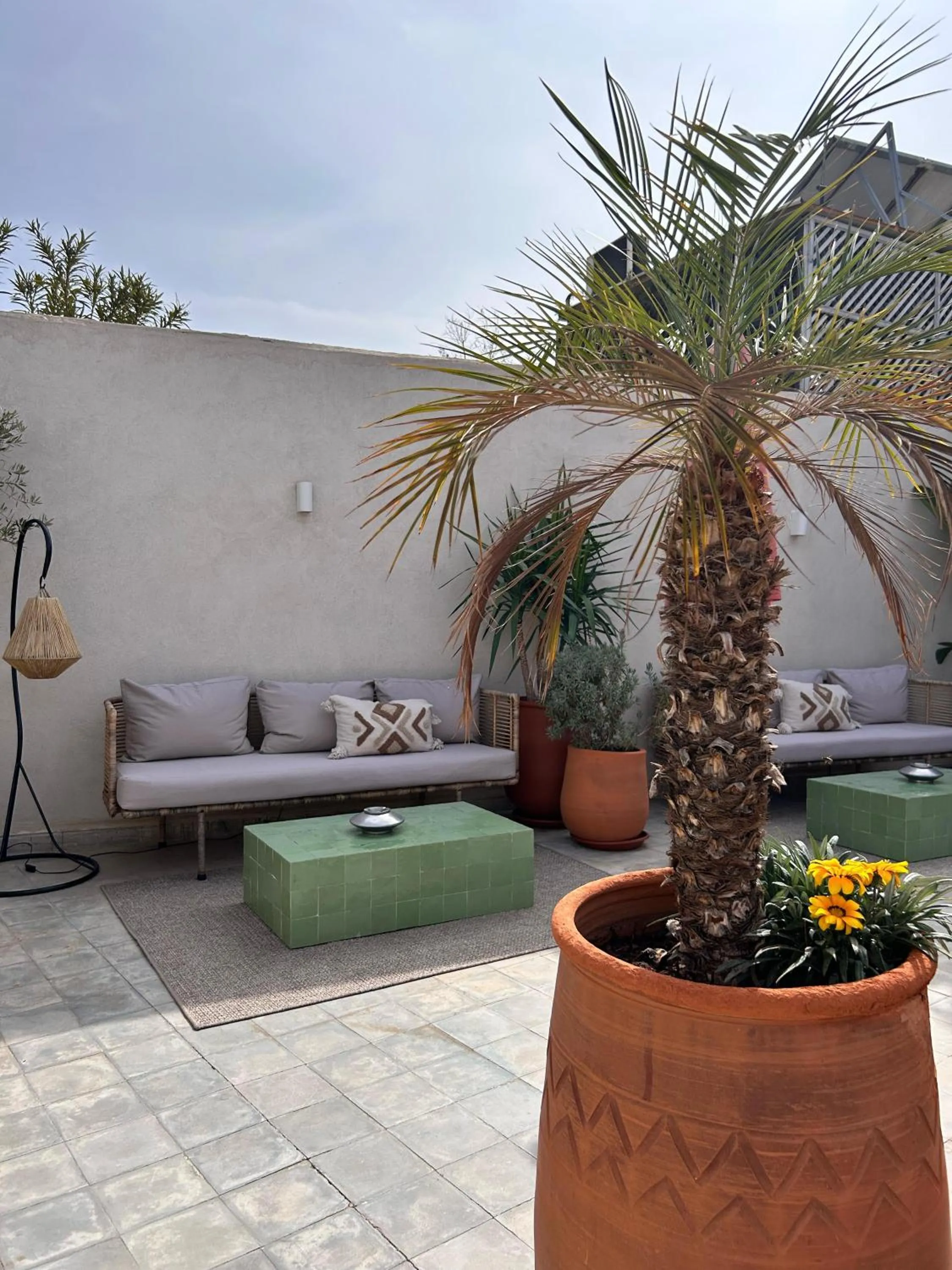 Balcony/Terrace in Riad Villa Wengé & Spa