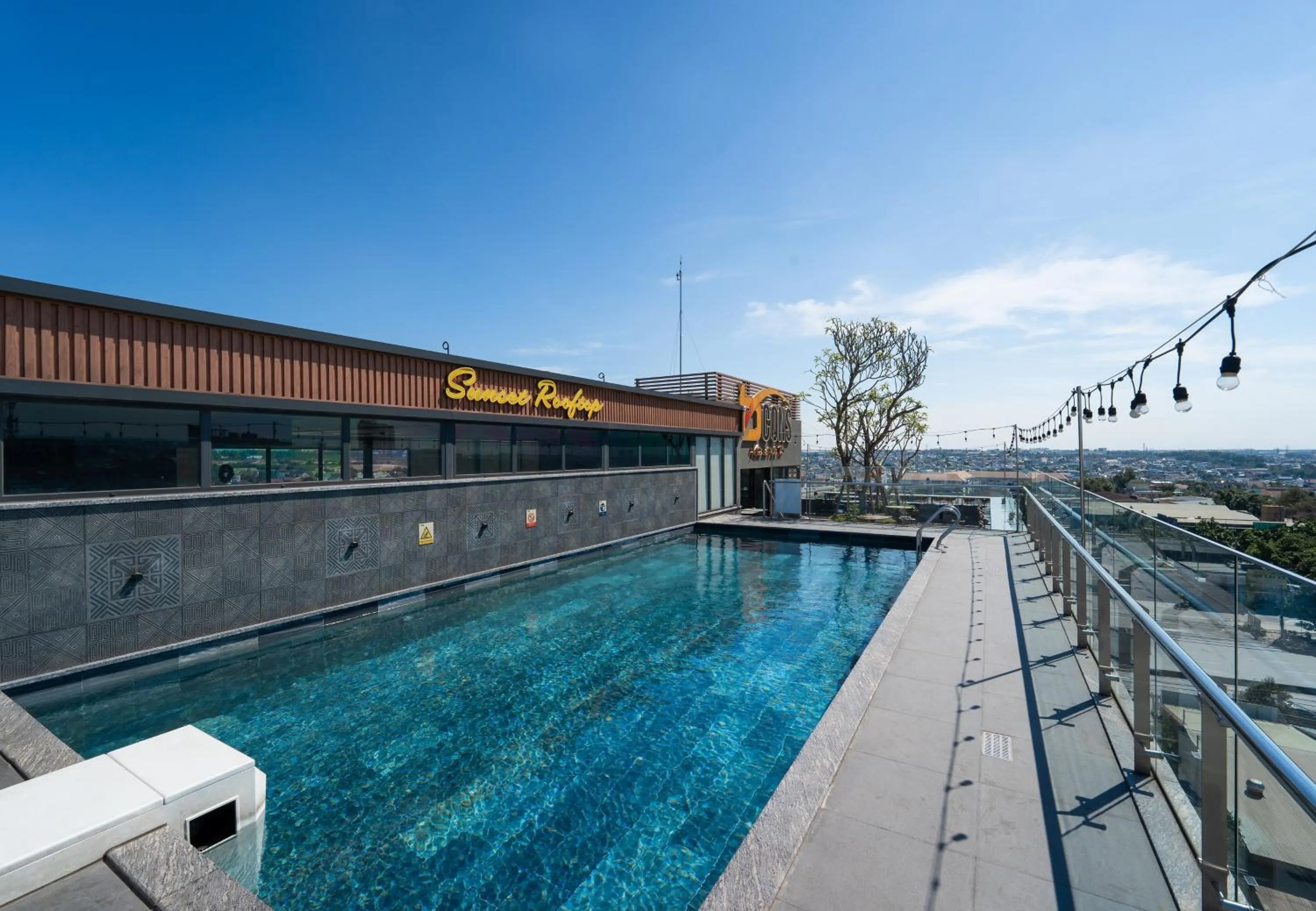 Swimming pool in Bcons PS Hotel and Apartment- Newly Opened Hotel