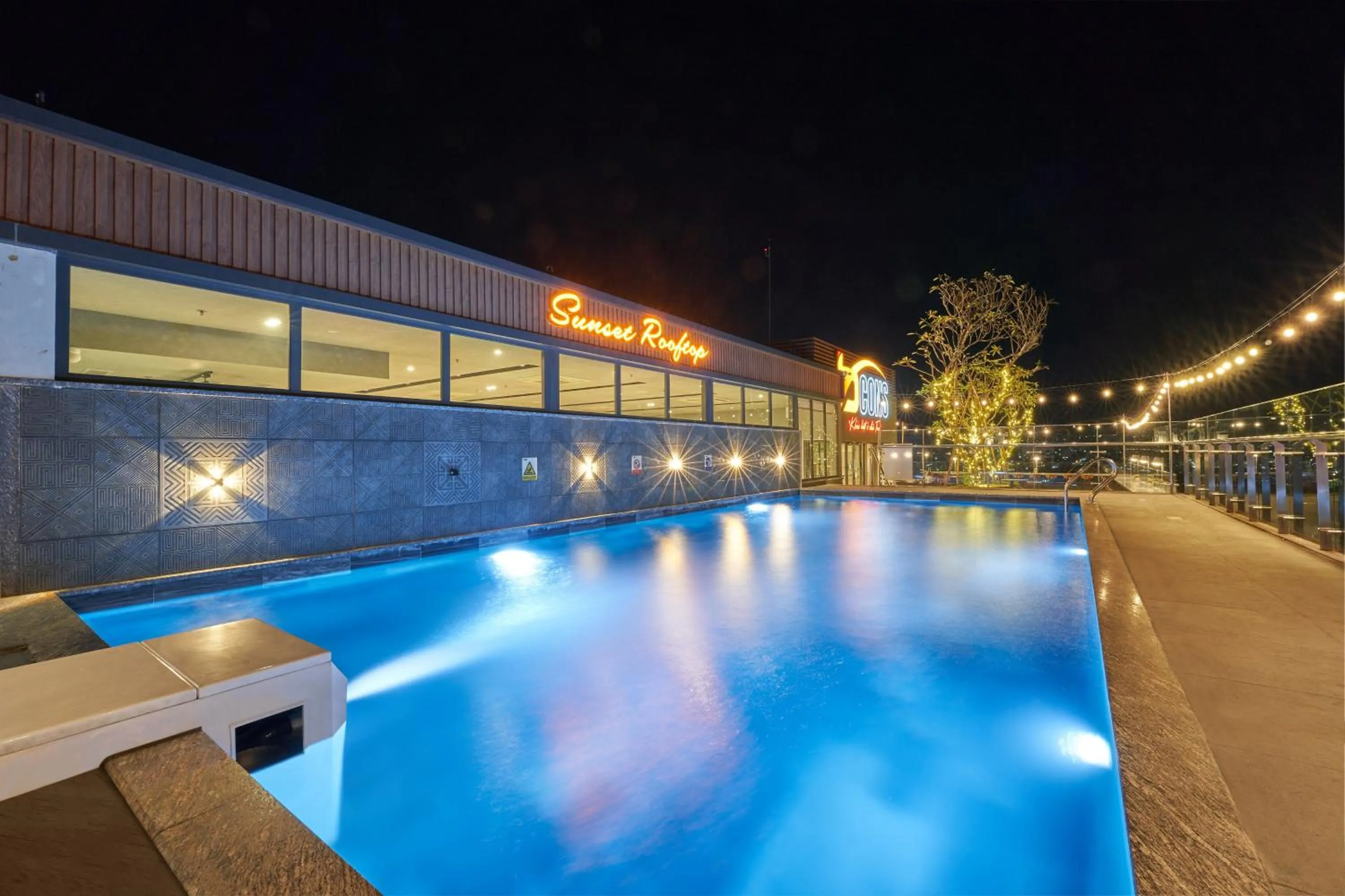 Swimming pool in Bcons PS Hotel and Apartment- Newly Opened Hotel