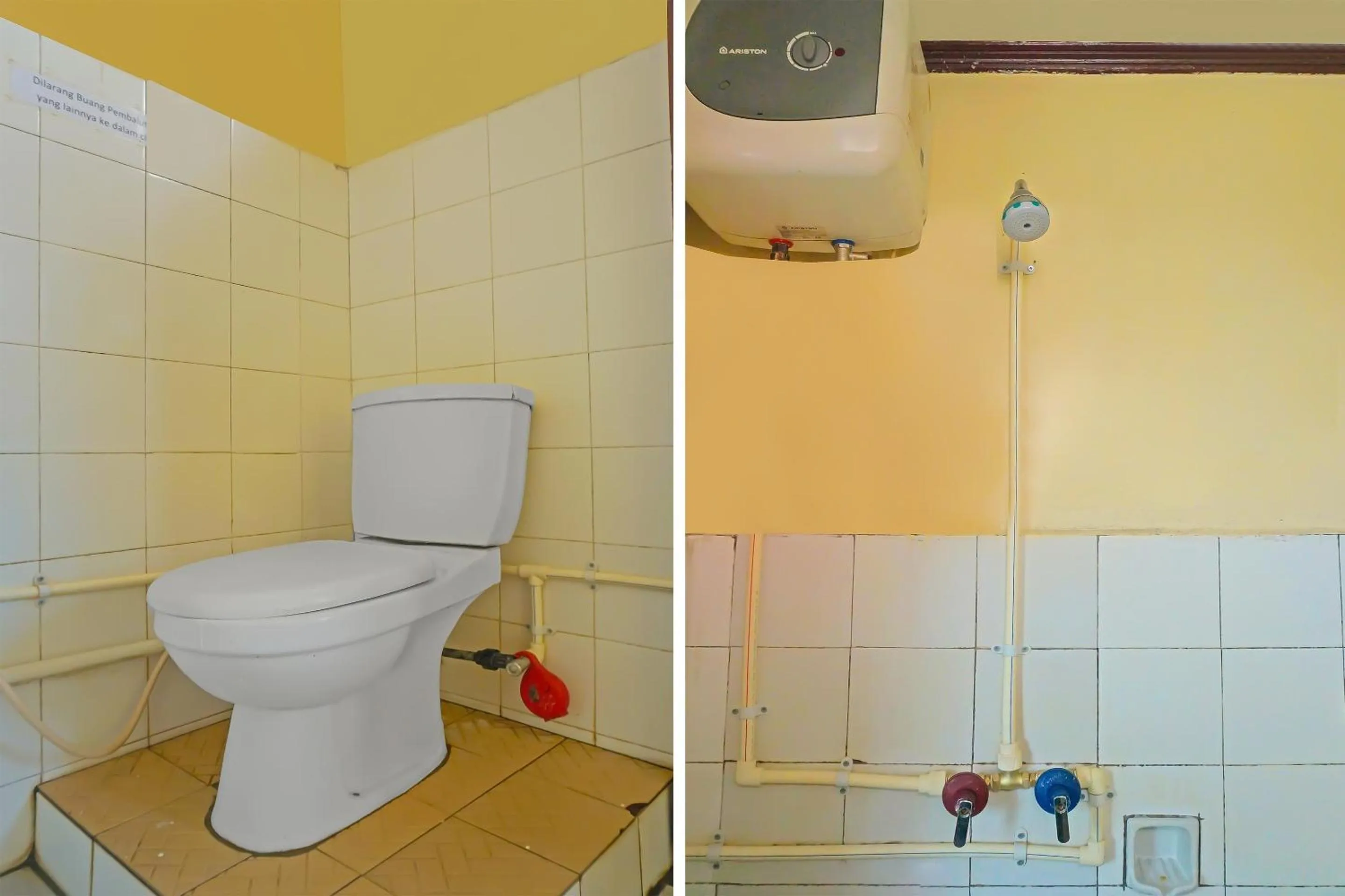 Bathroom in Hotel O Azeela Kost Syariah