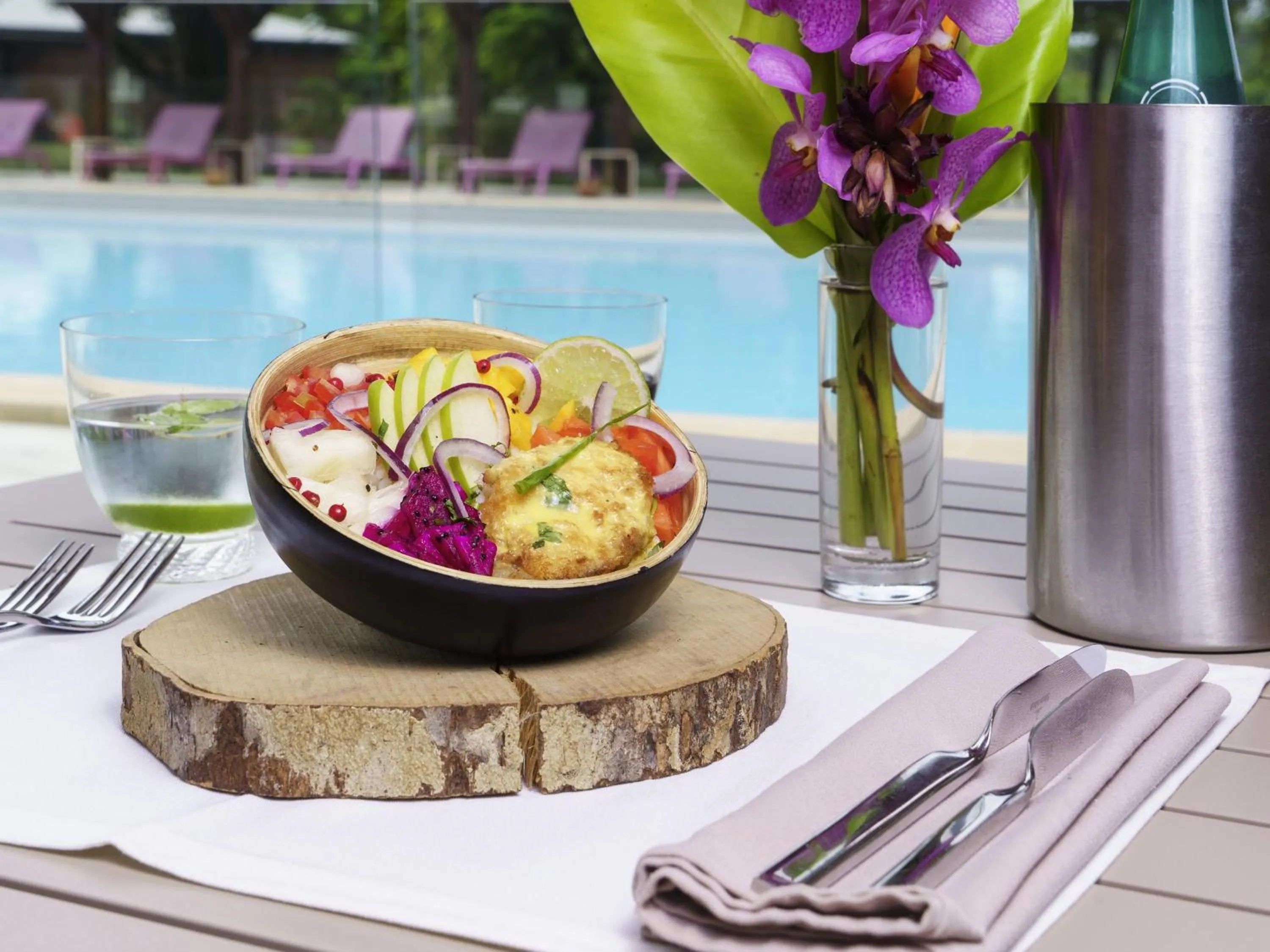 Restaurant/places to eat in Hotel Mercure Kourou Ariatel