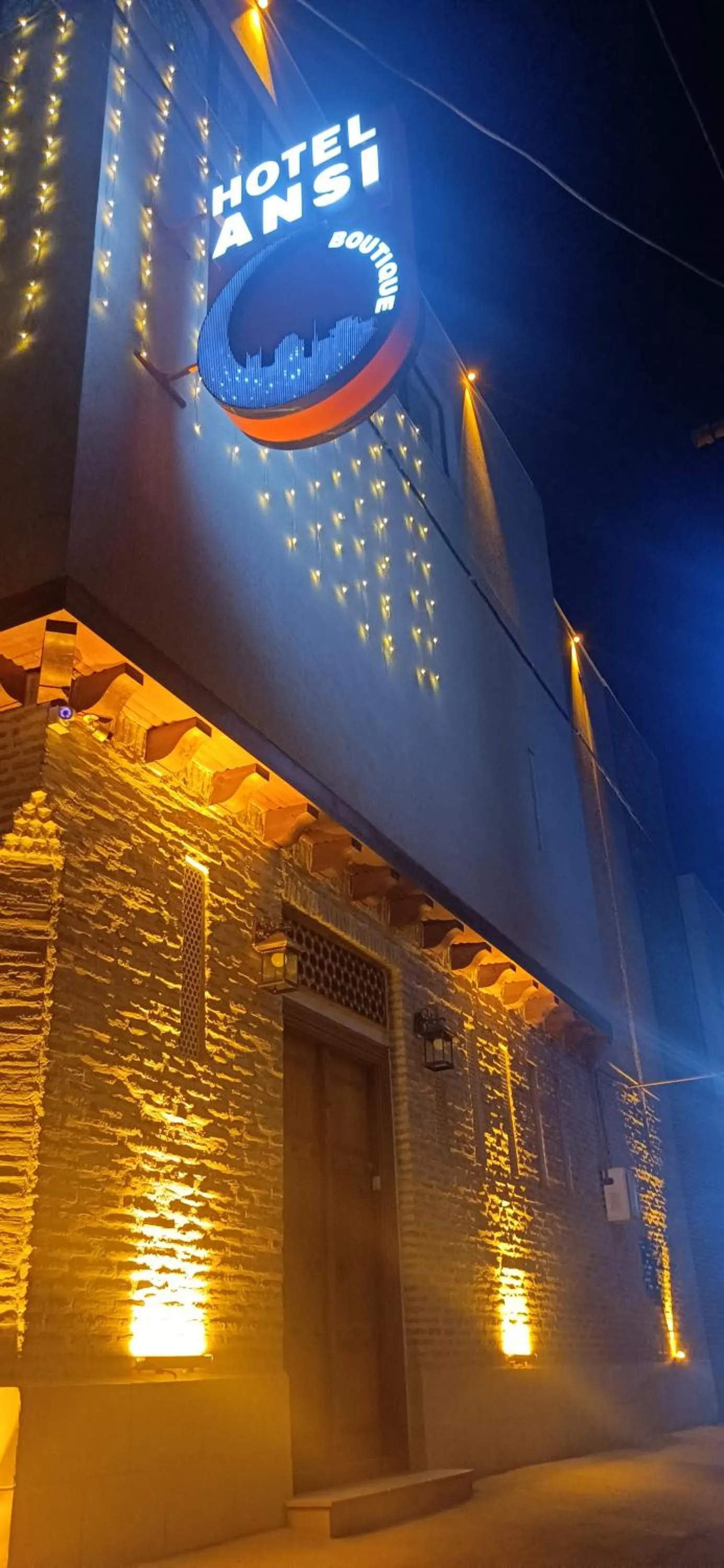 Night in Hotel Ansi Boutique W&S terrace