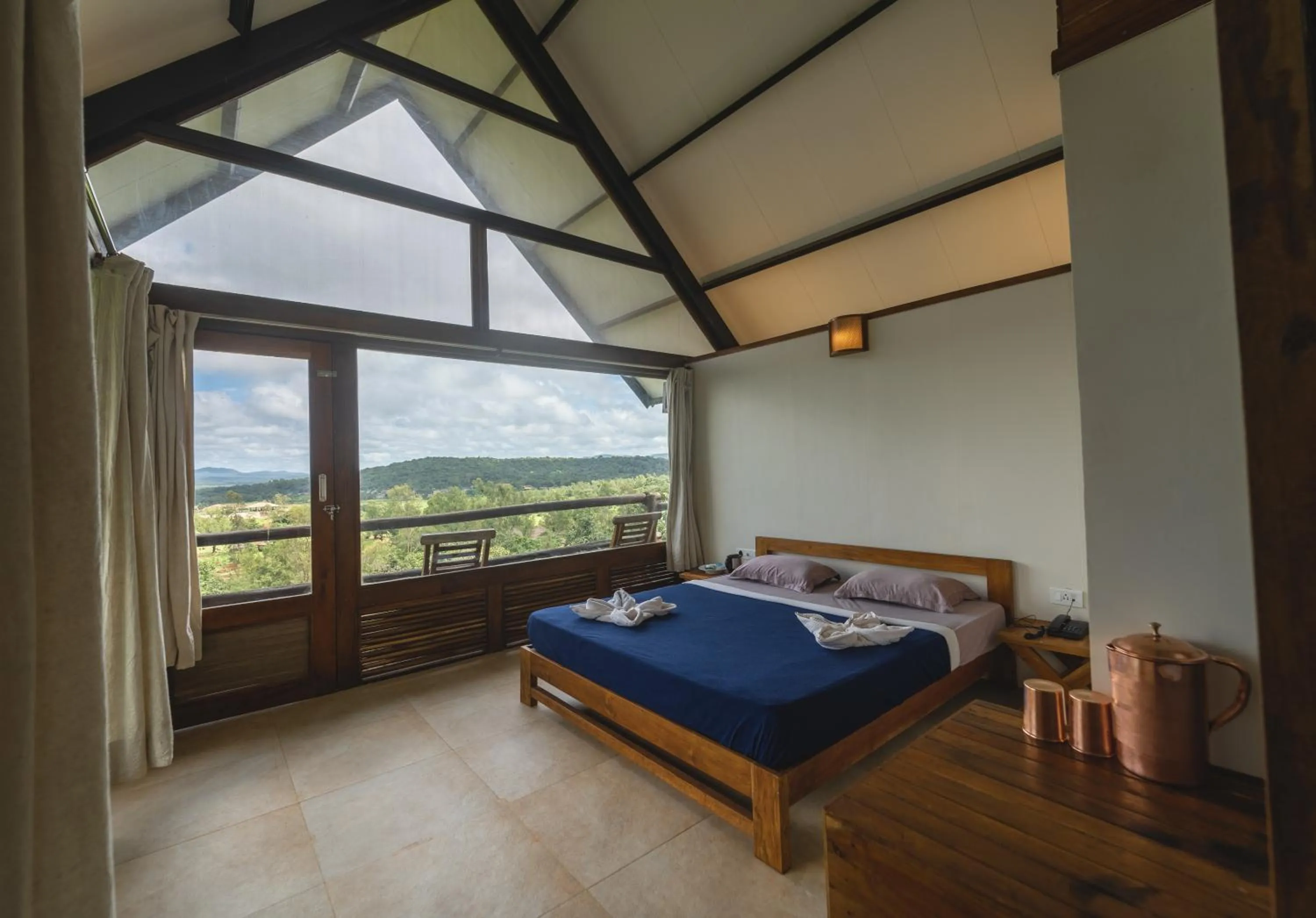 Bedroom, Bed in Shatavari Eco Resort