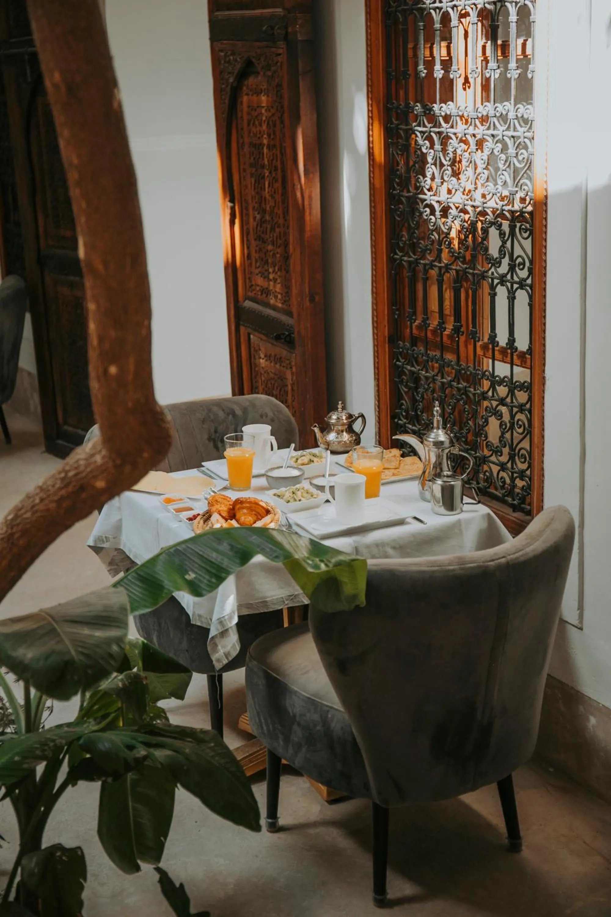 Patio in Riad Djebel
