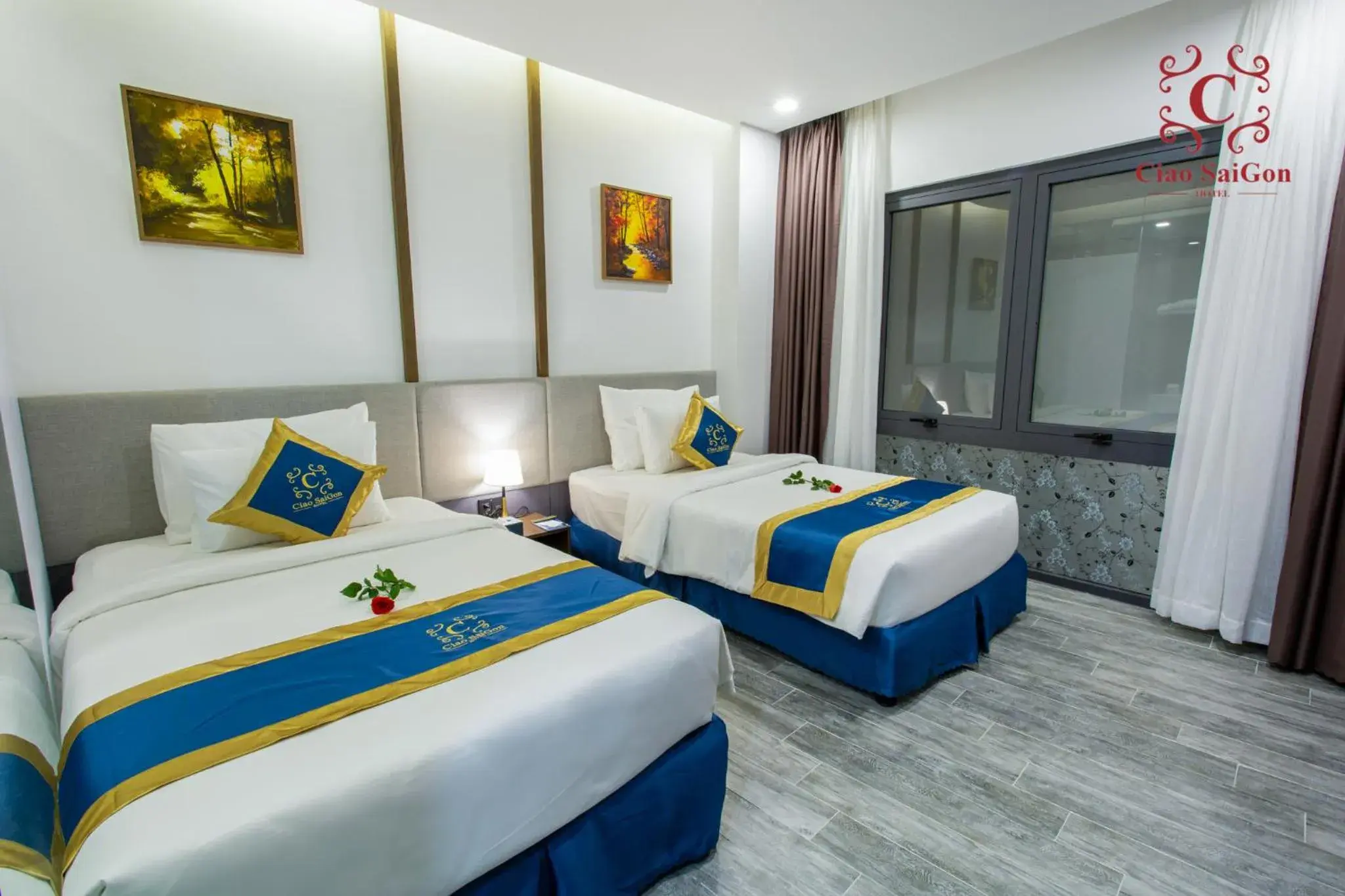 Twin Room in Ciao Saigon 2 Hotel Twin Room in Ciao Saigon 2 Hotel