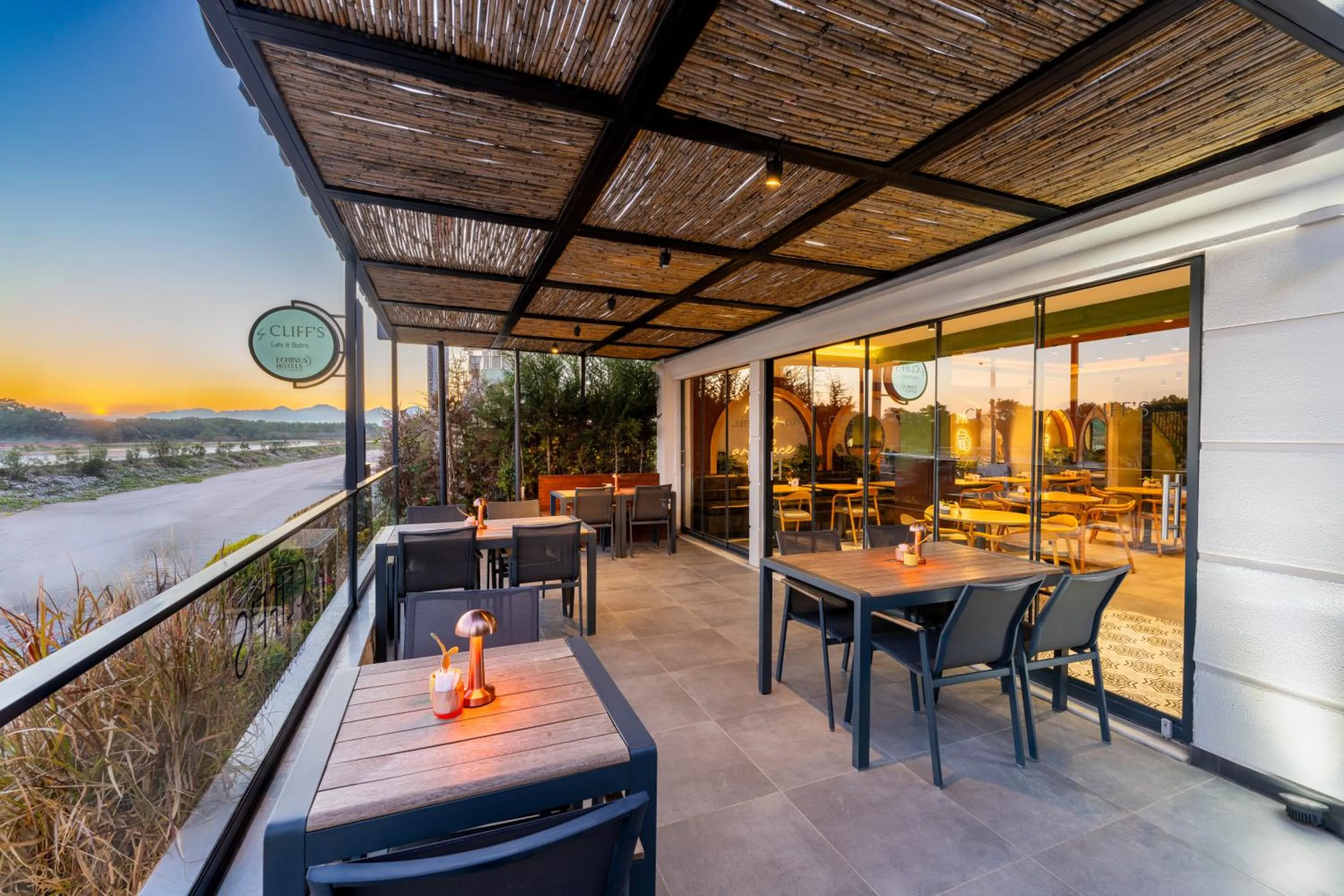 Patio in Echinus Lara Hotel