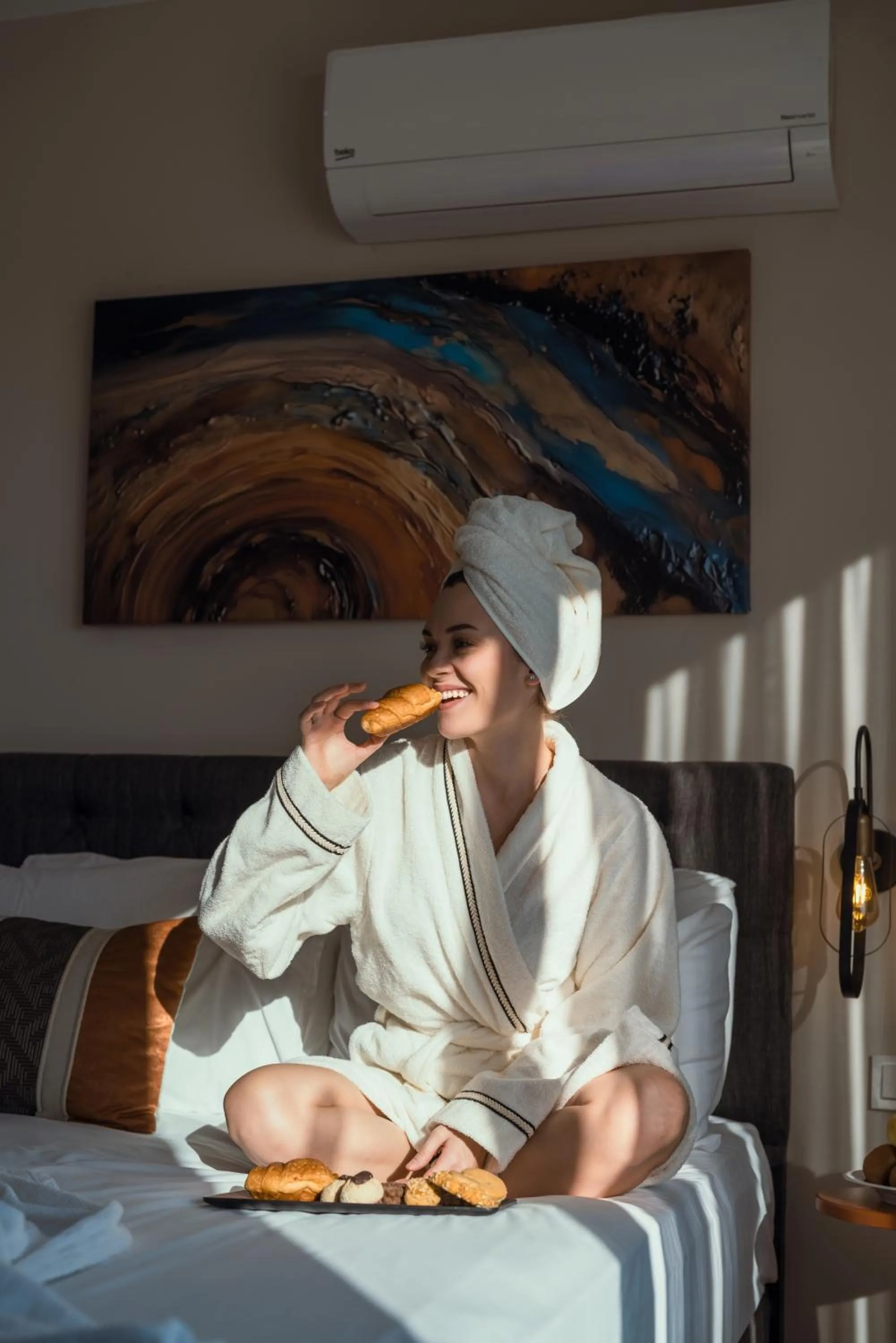 Food, Bed in Echinus Lara Hotel