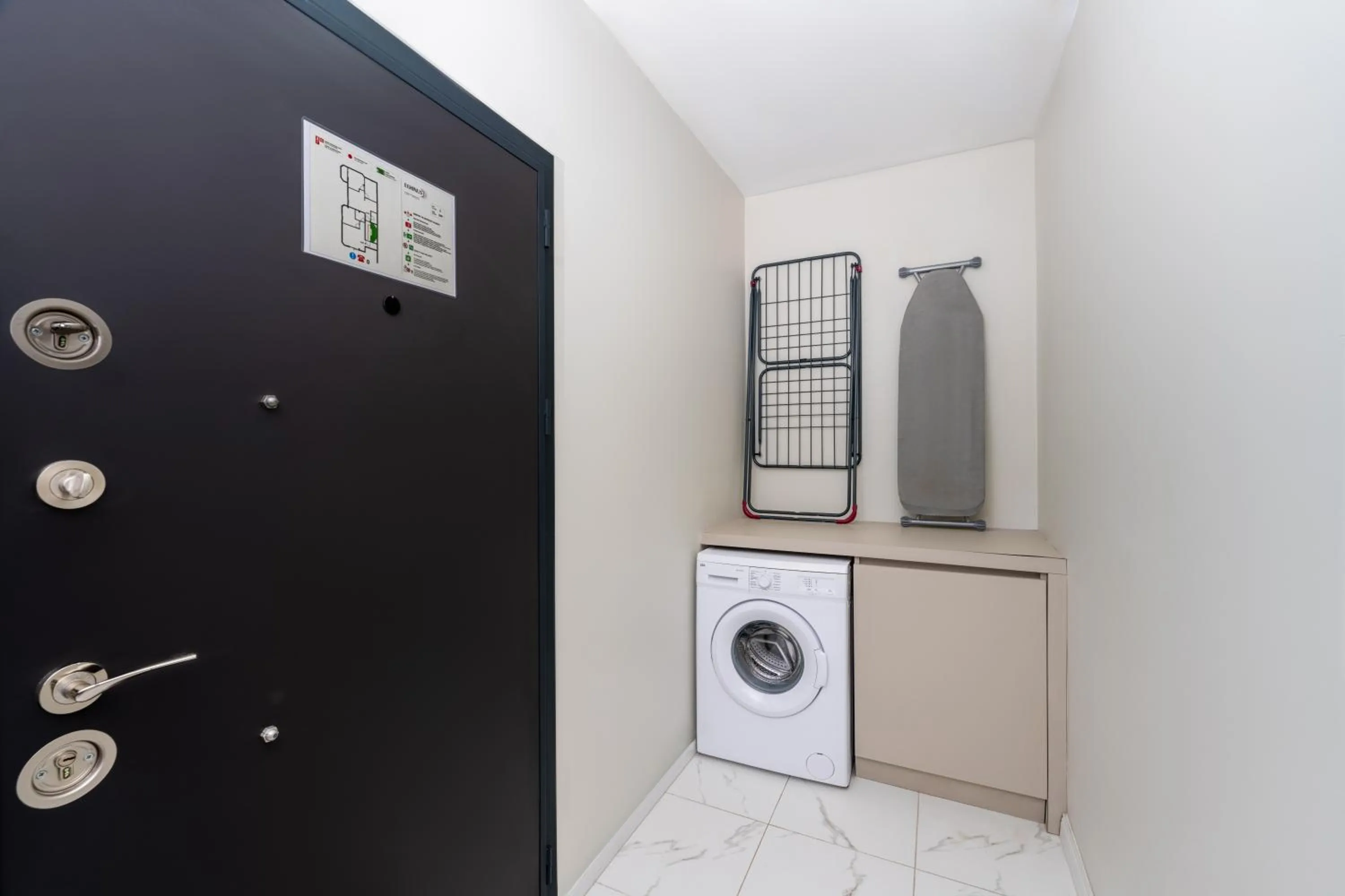 washing machine in Echinus Lara Hotel