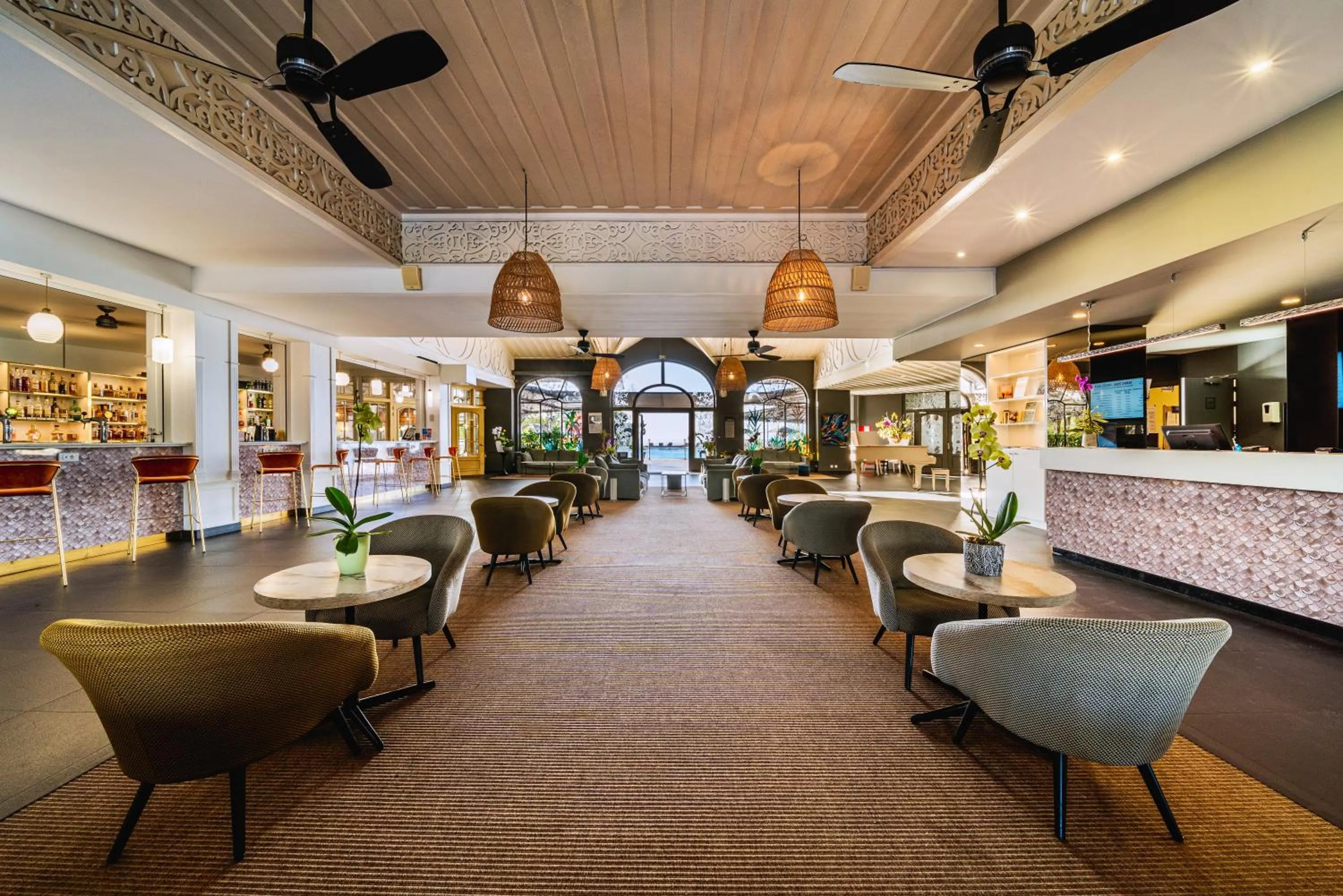 Lobby or reception in Hôtel Exsel Créolia