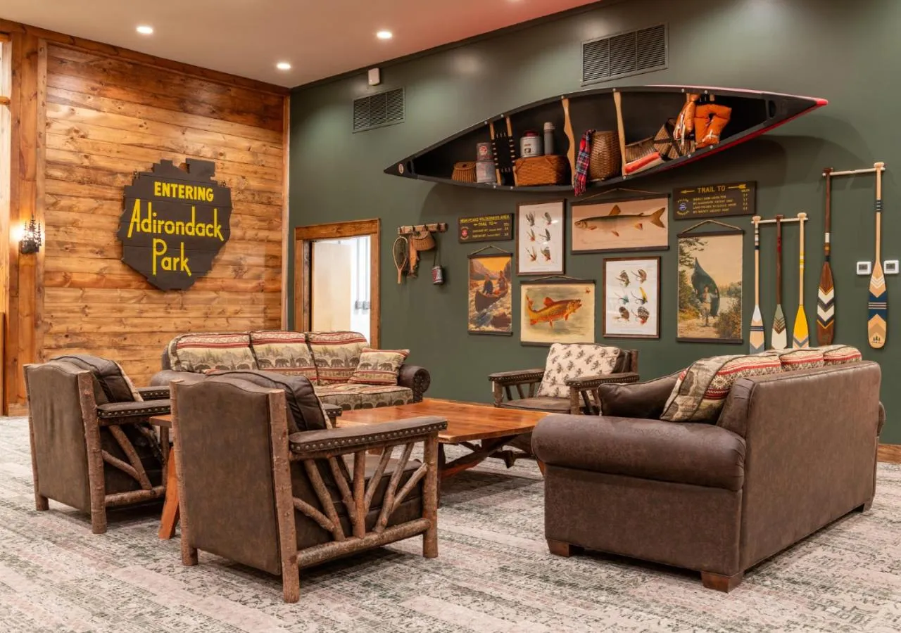 Lobby or reception in Lodge at Schroon Lake