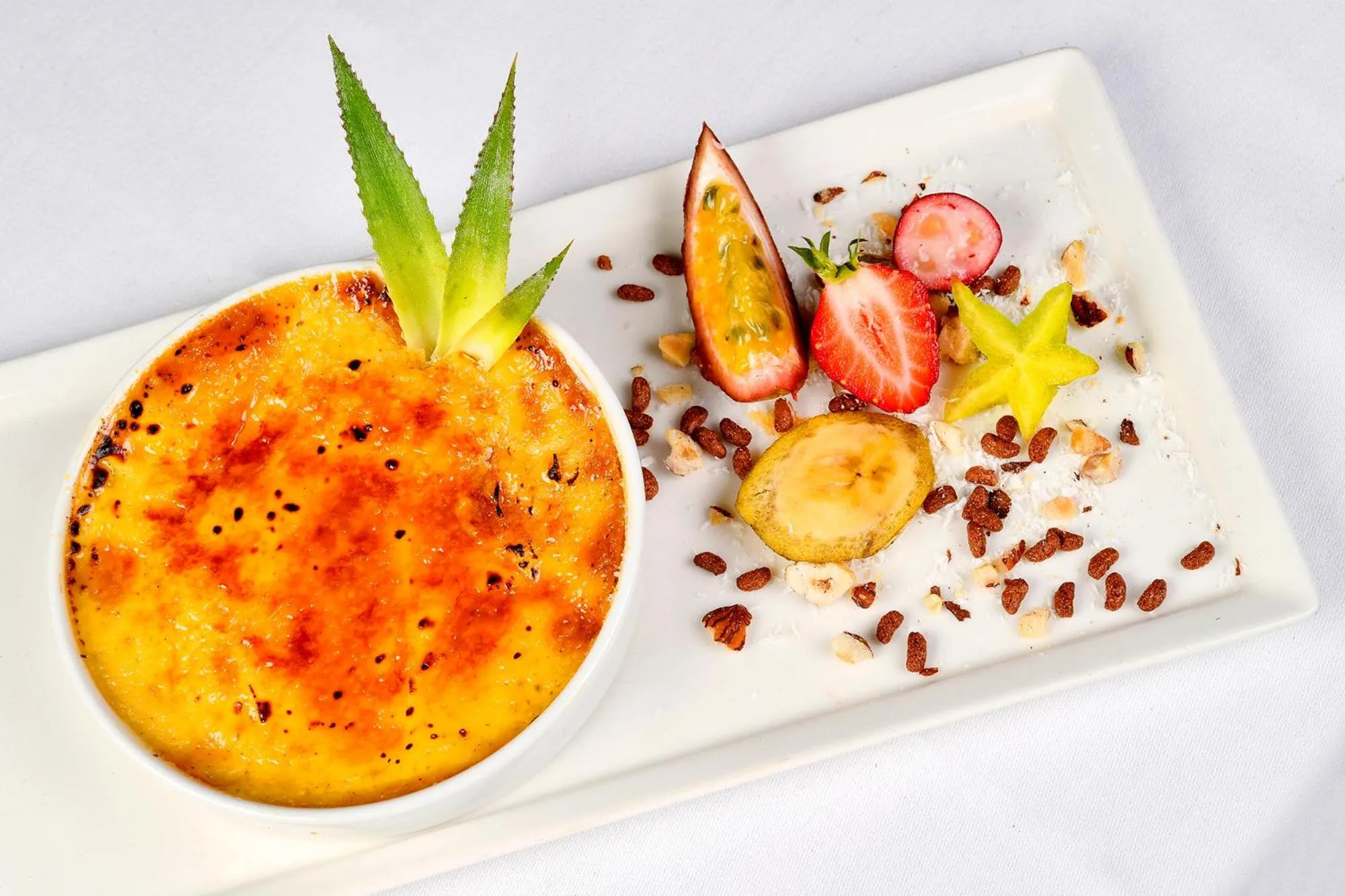 Food close-up in Relais de l’Hermitage Saint-Gilles