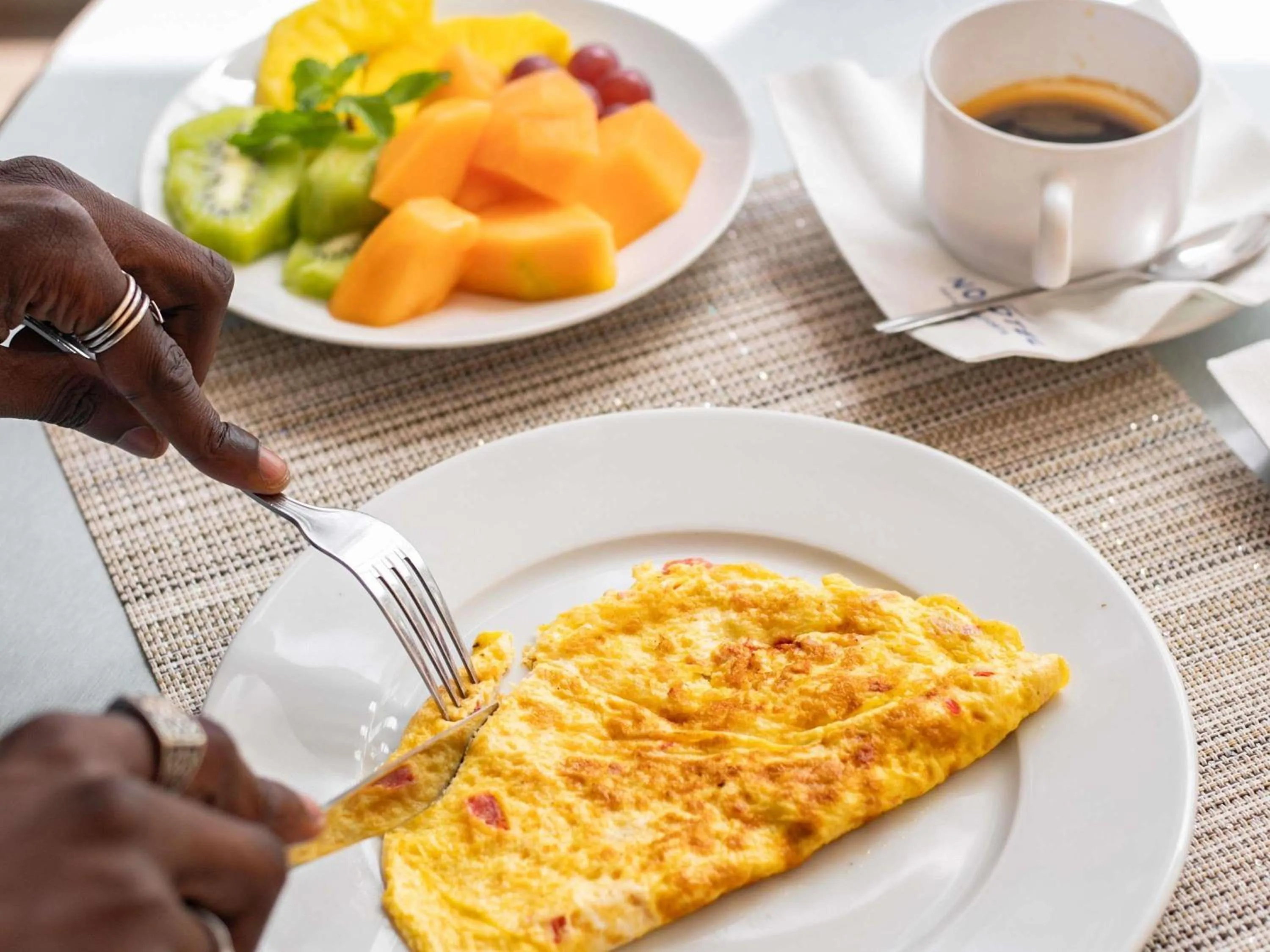 Breakfast in Novotel Dakar
