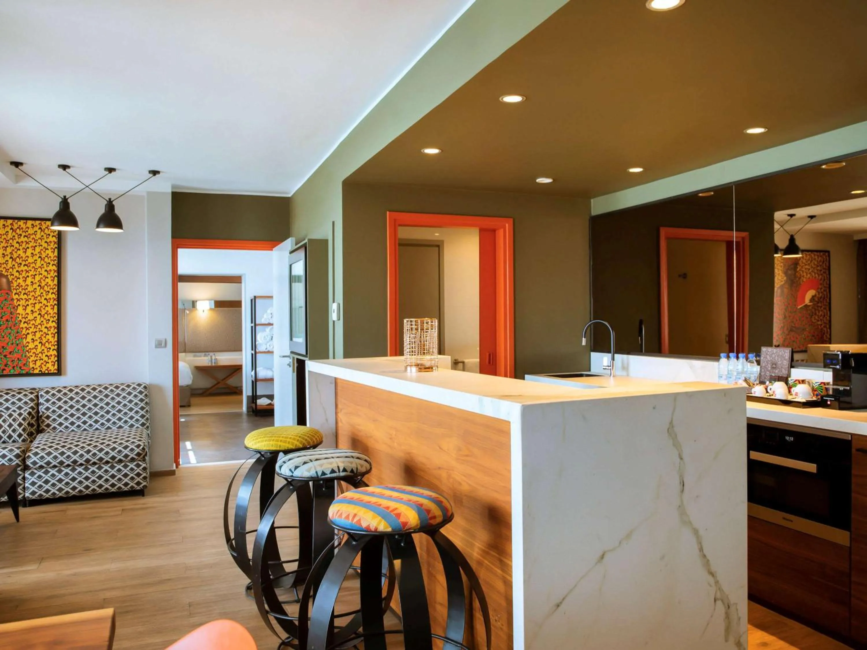 Presidential King Suite with Sea View in Pullman Dakar Teranga