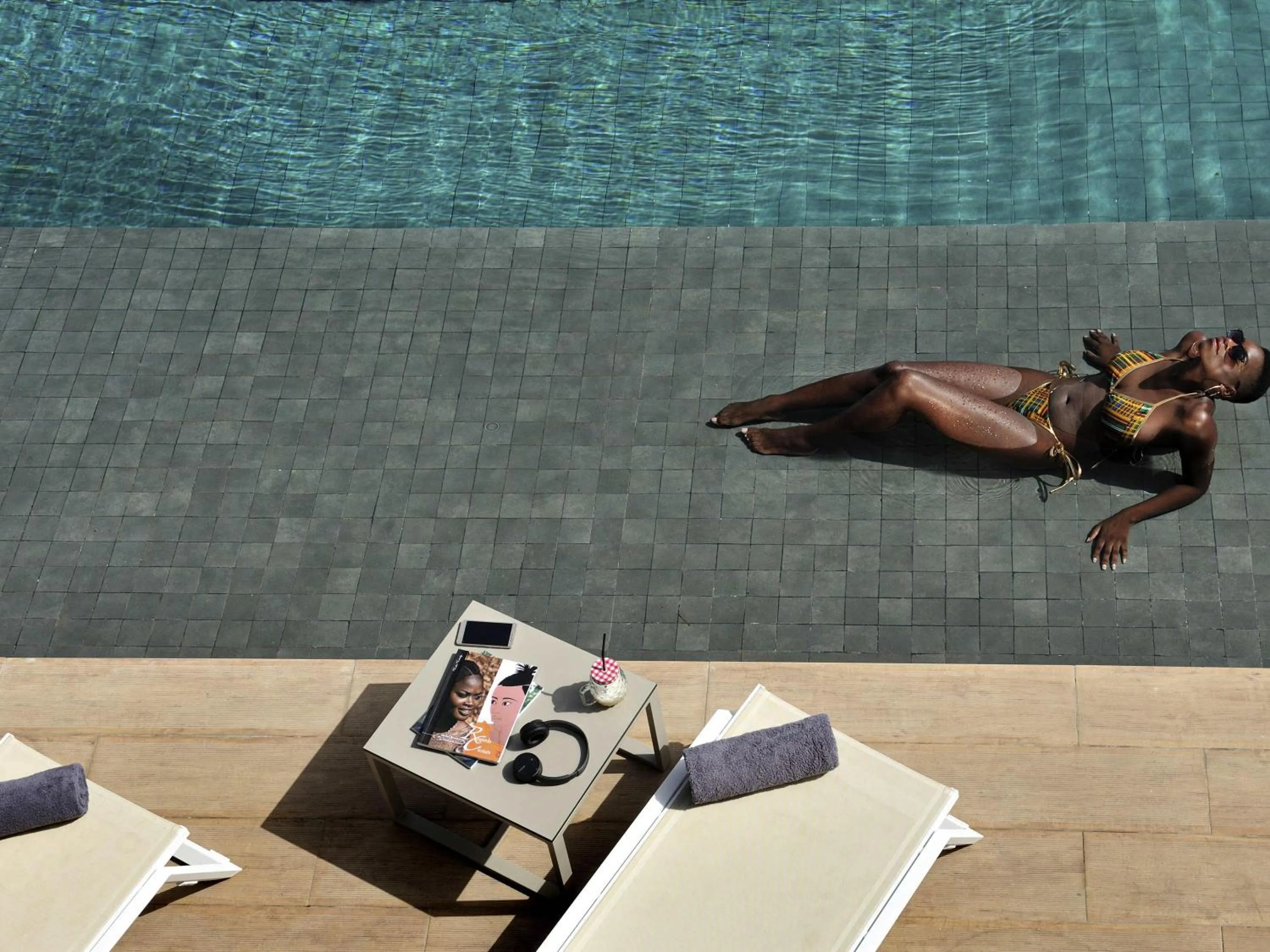 Pool view in Pullman Dakar Teranga