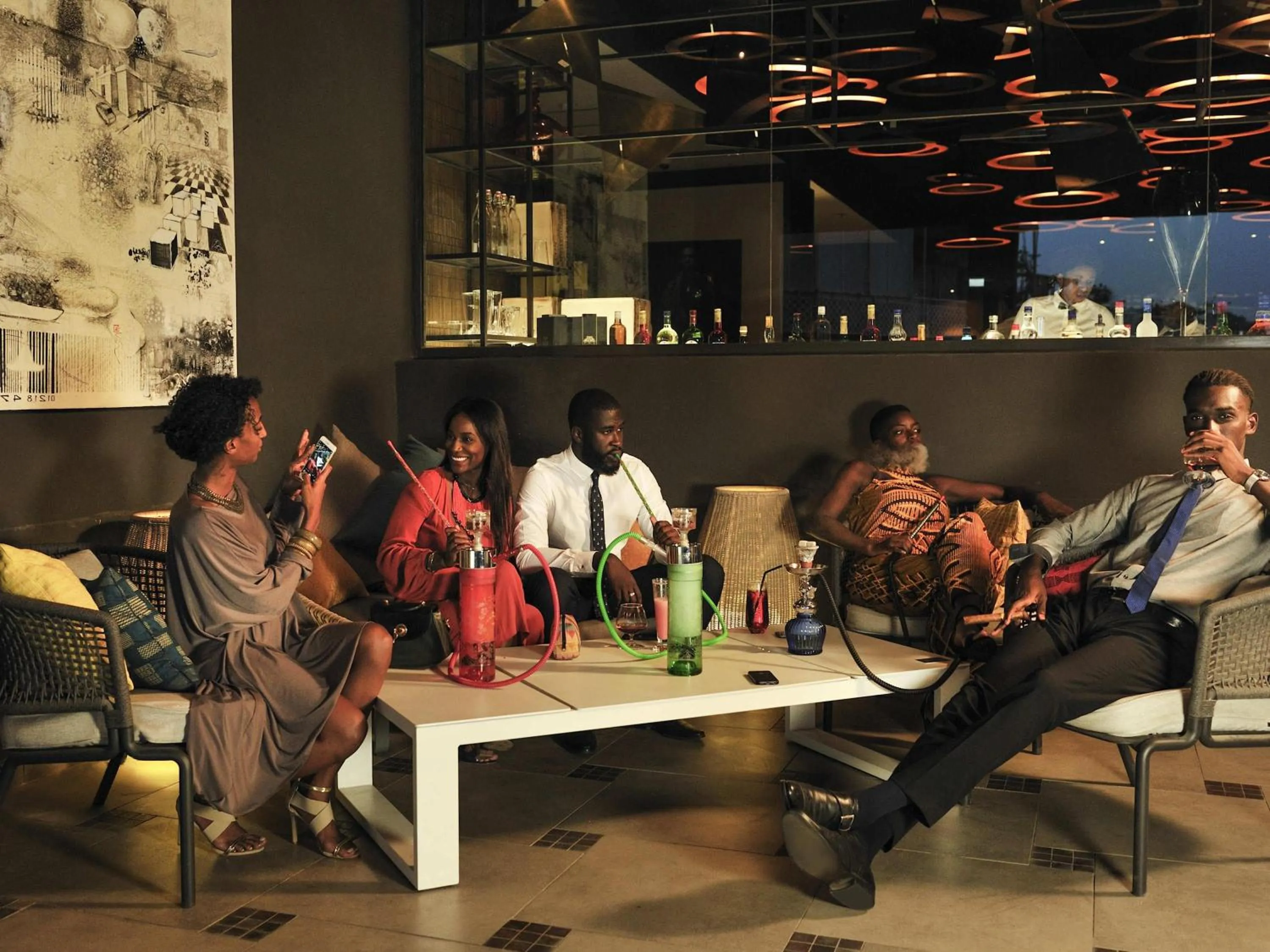 Lounge or bar in Pullman Dakar Teranga