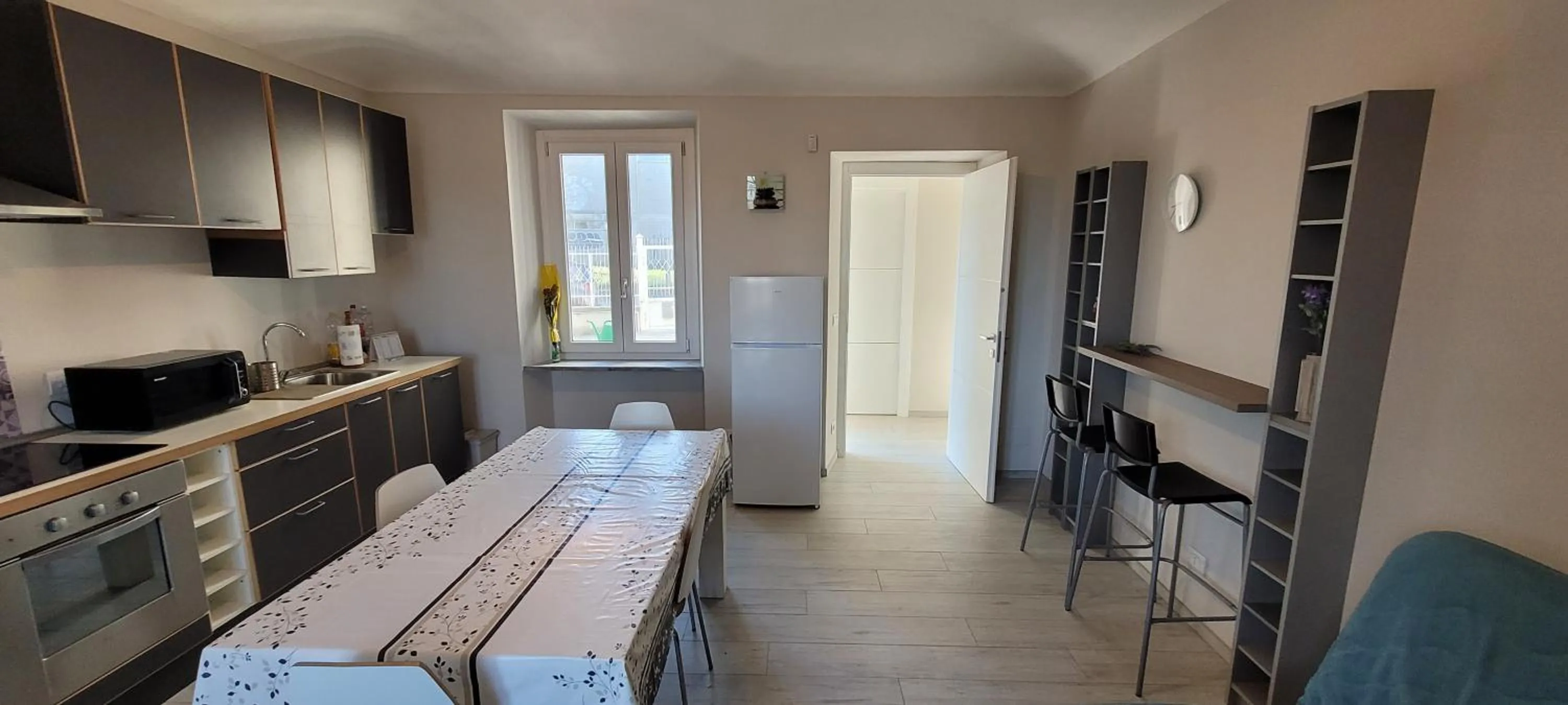 Dining area, Kitchen/Kitchenette in B and B da Magna Cichina