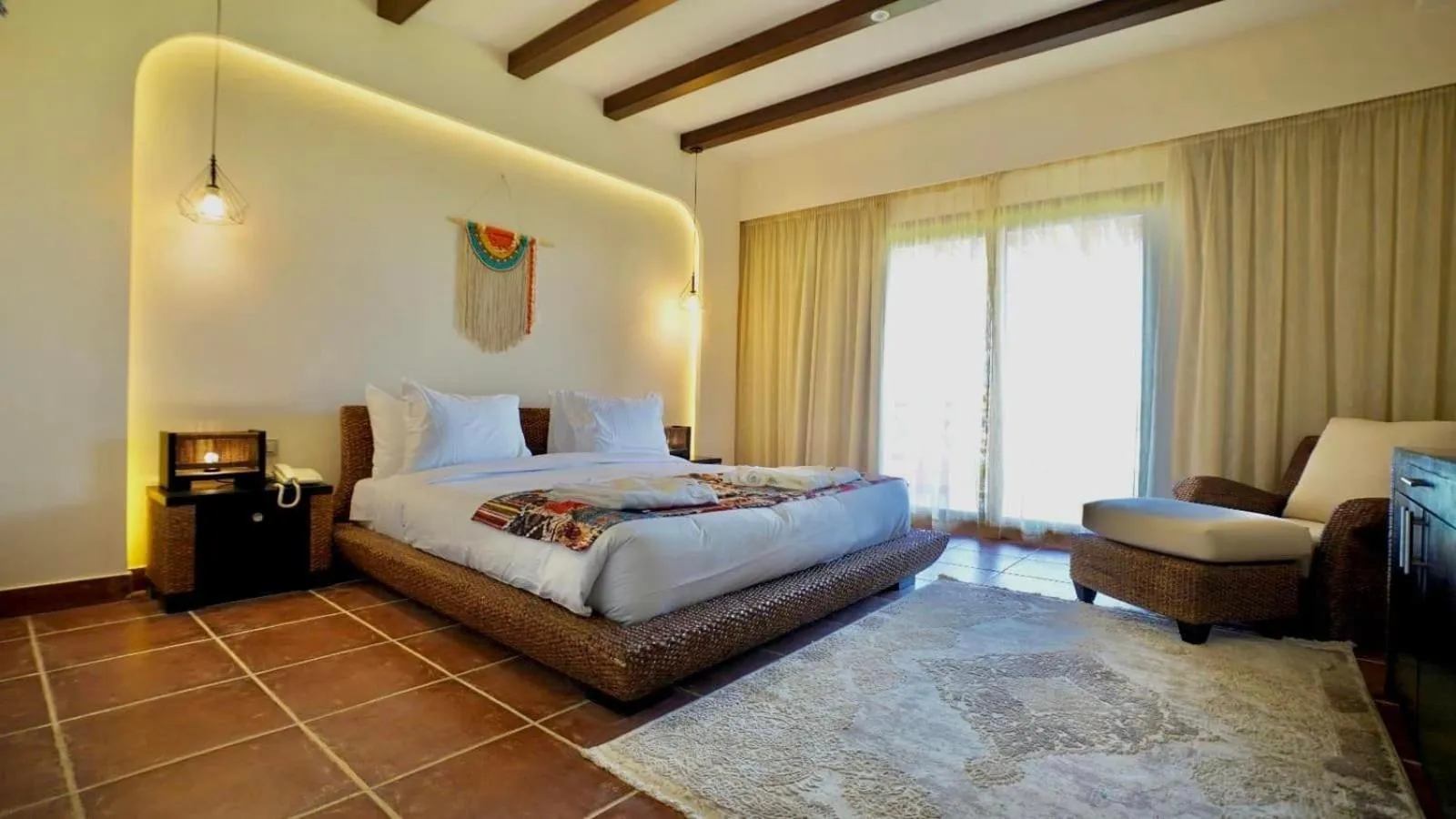 Bedroom, Bed in Amarina Jannah Resort & Aqua Park Marsa Alam