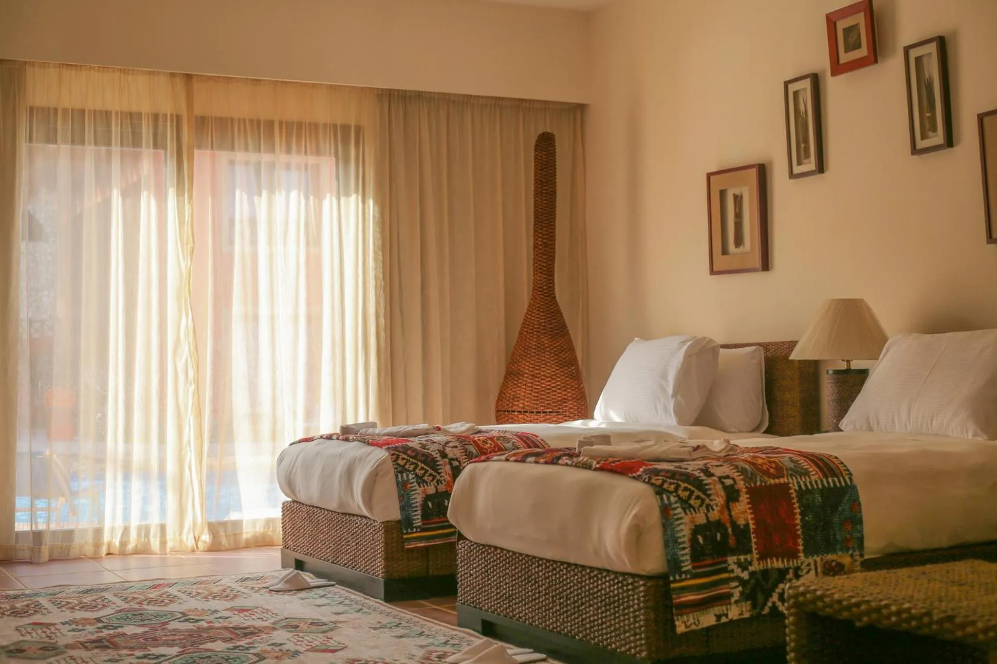 Bedroom, Bed in Amarina Jannah Resort & Aqua Park Marsa Alam