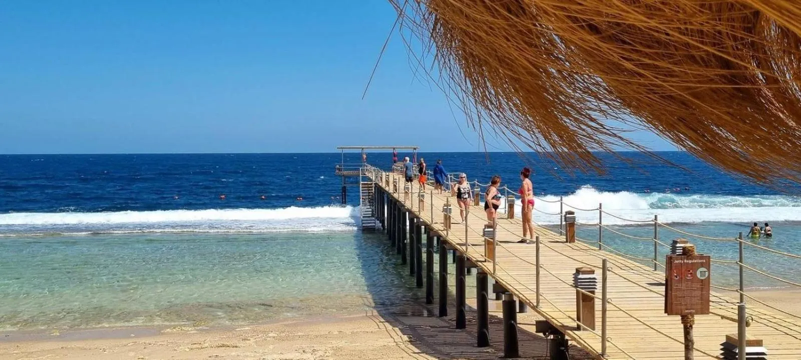 Beach in Amarina Jannah Resort & Aqua Park Marsa Alam