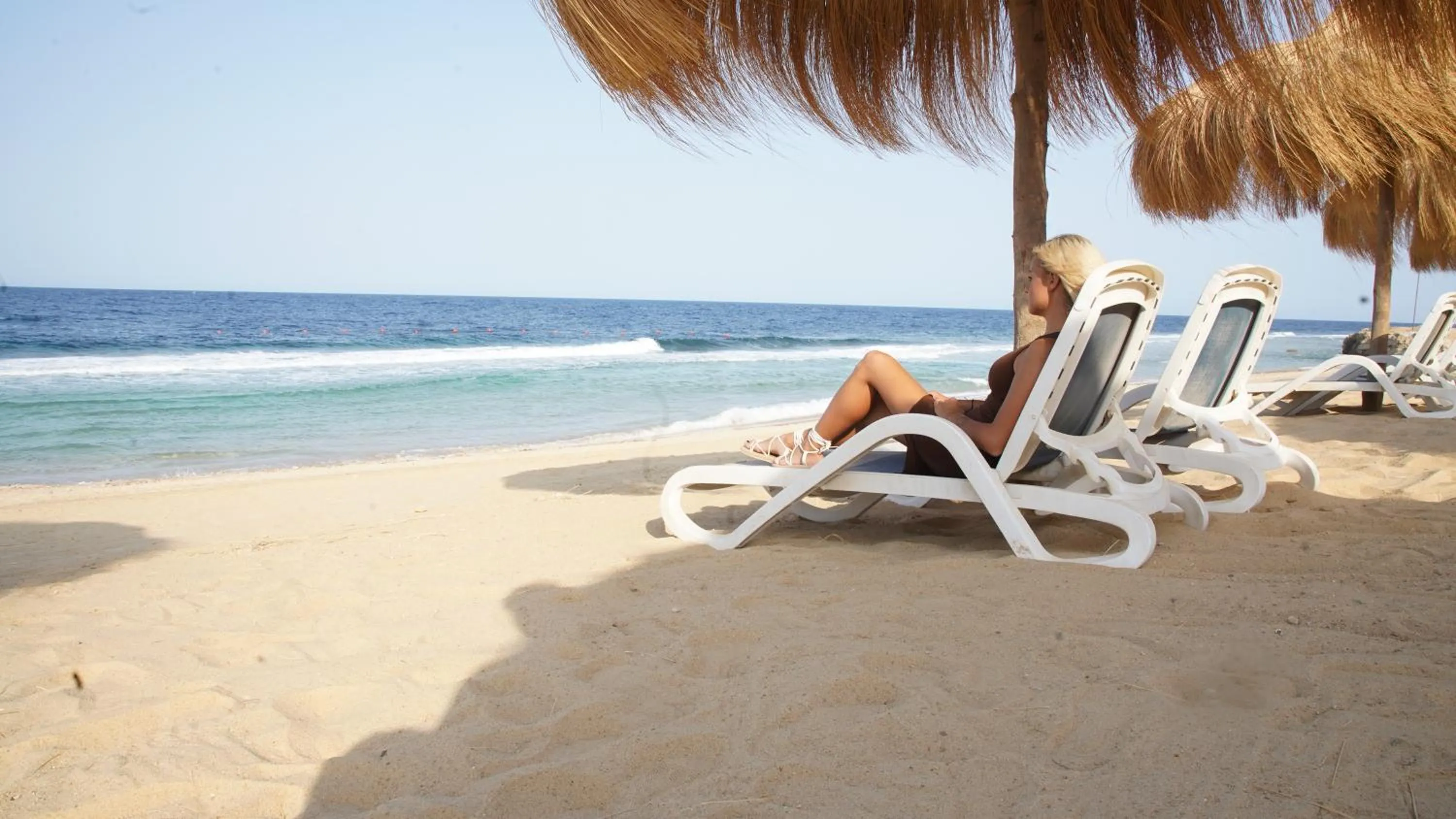 Beach in Amarina Jannah Resort & Aqua Park Marsa Alam