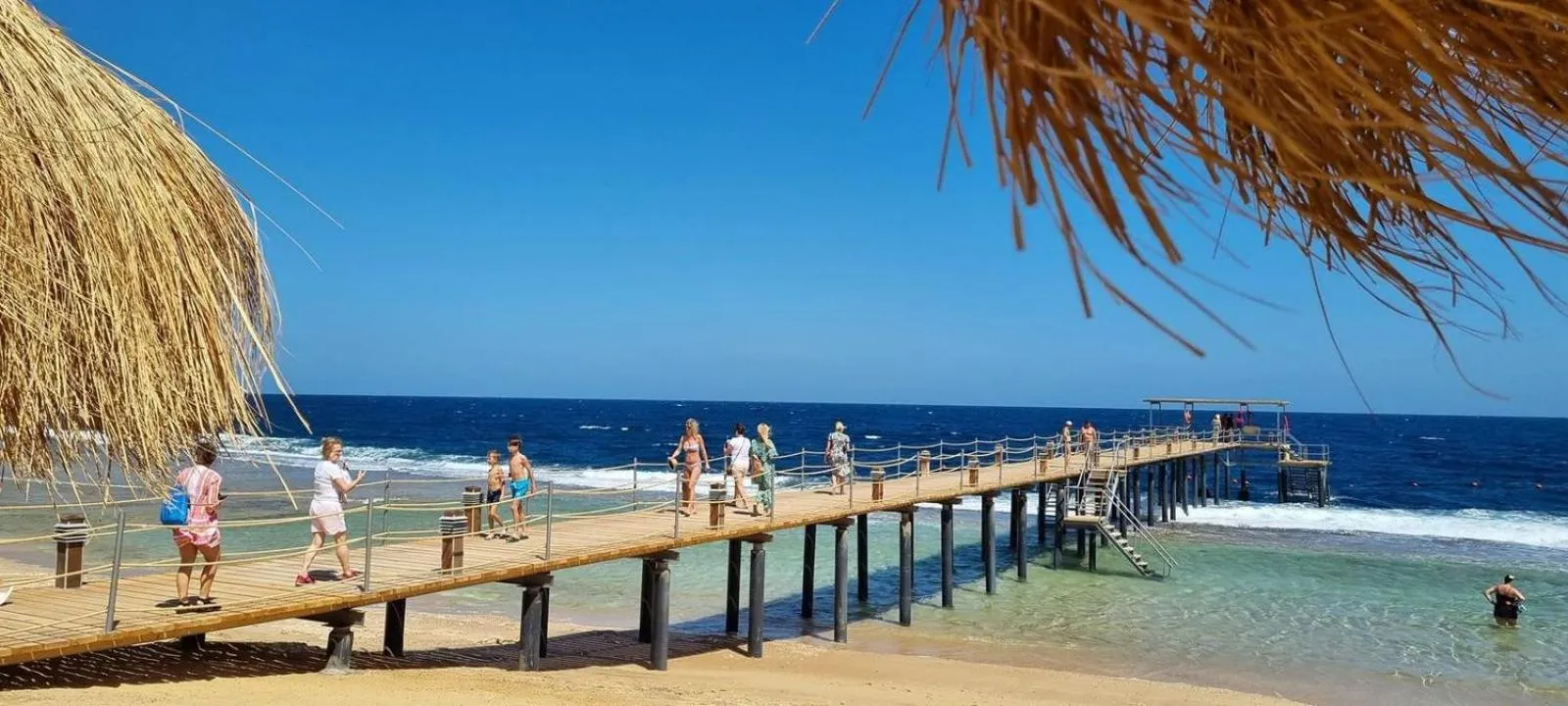 Beach in Amarina Jannah Resort & Aqua Park Marsa Alam