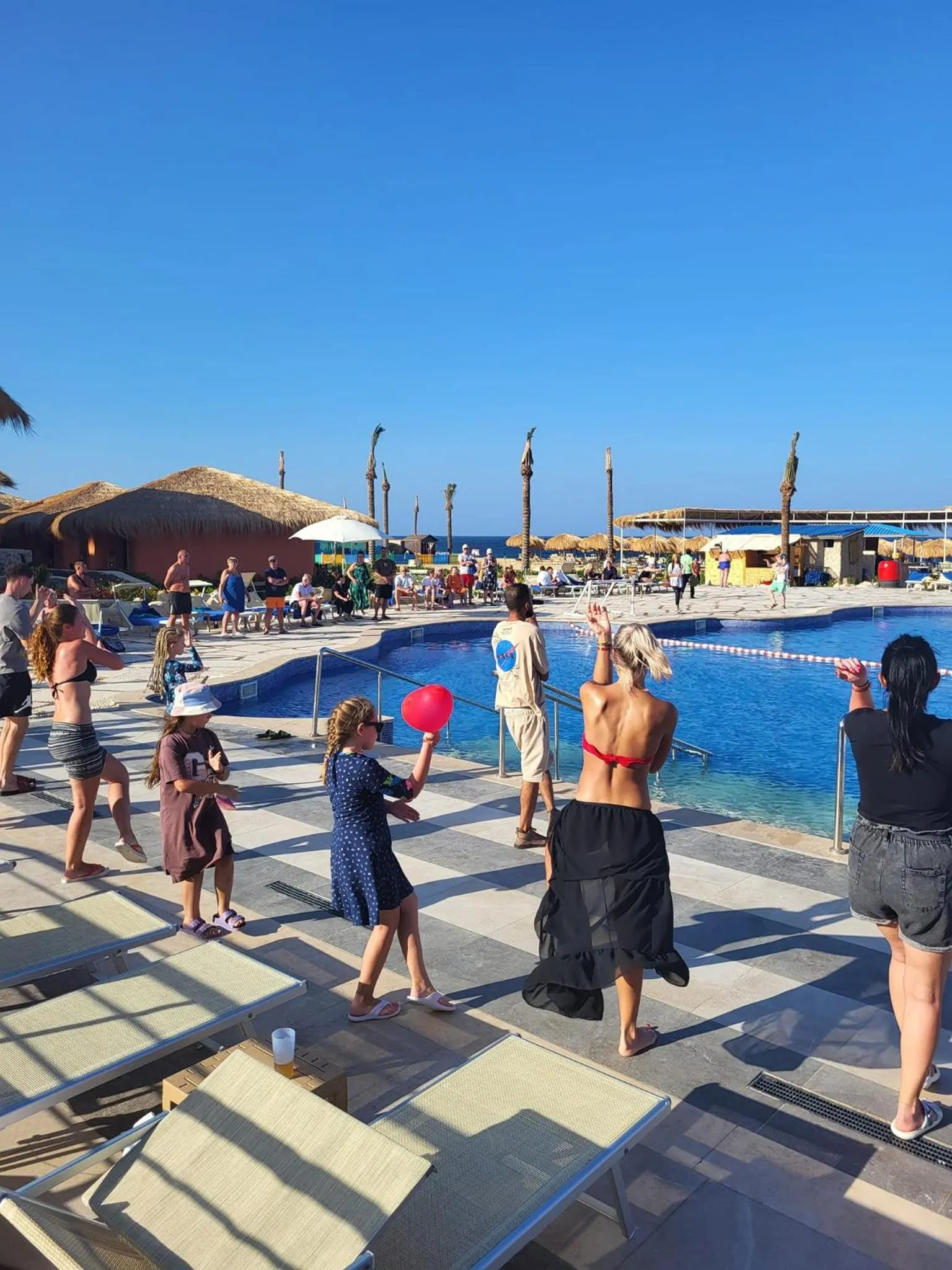 Swimming pool in Amarina Jannah Resort & Aqua Park Marsa Alam