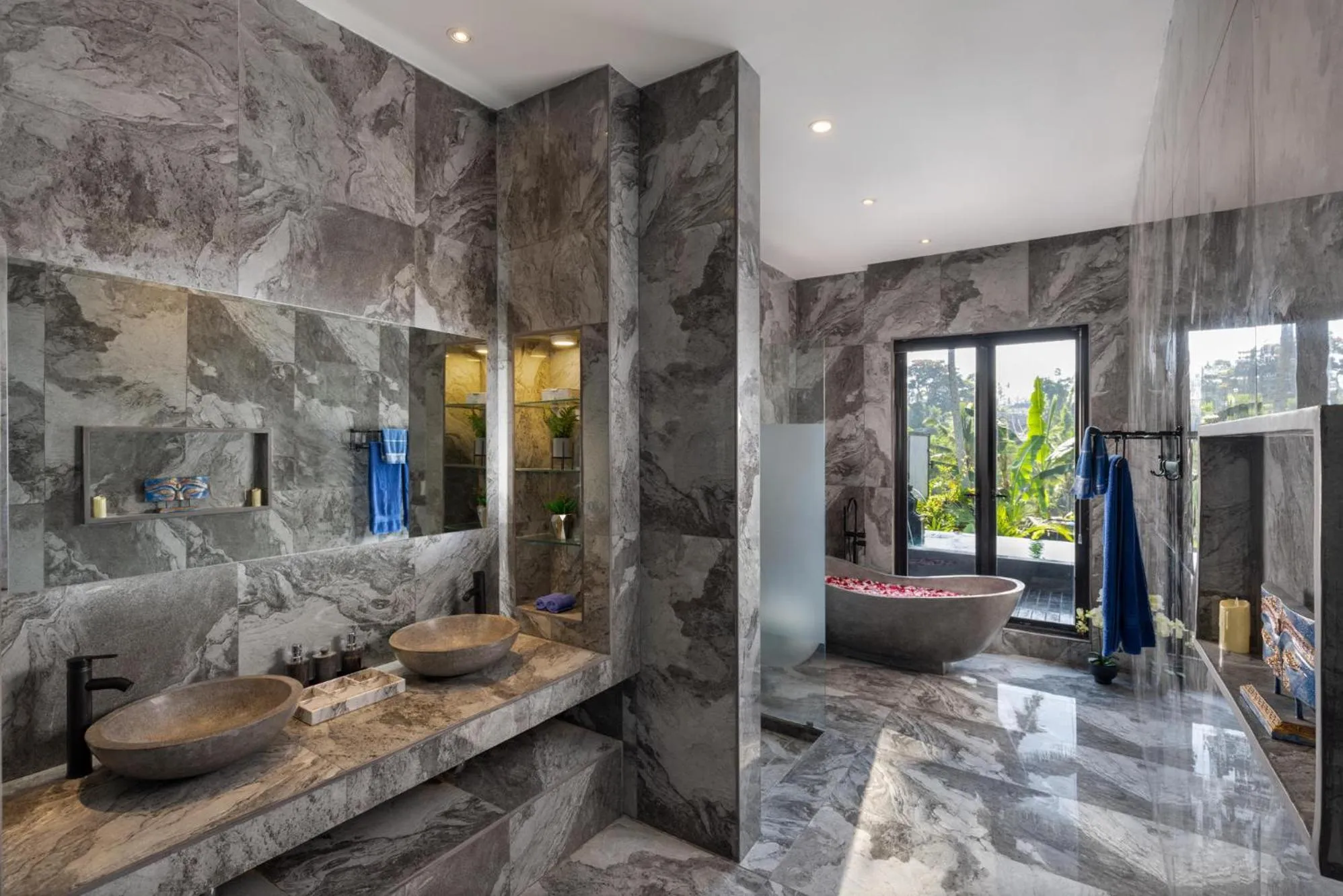 Bathroom in Capung Asri Eco Luxury Resort with Private Pool Villas