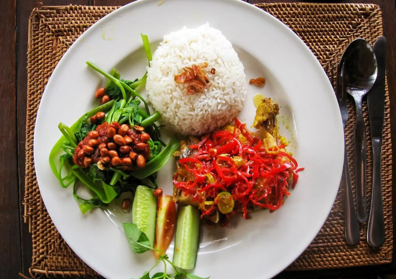 Restaurant/places to eat in Capung Asri Eco Luxury Resort with Private Pool Villas