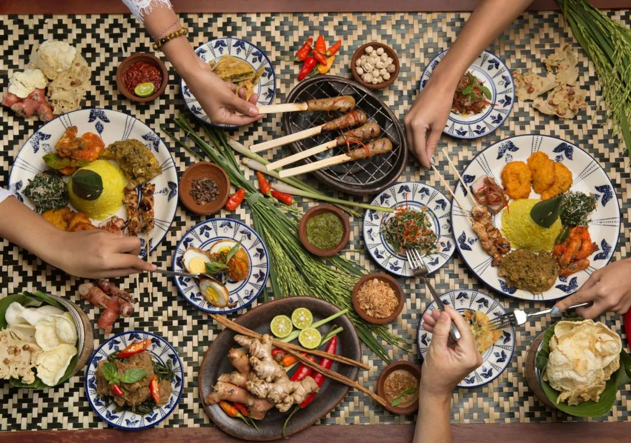 Restaurant/places to eat in Capung Asri Eco Luxury Resort with Private Pool Villas