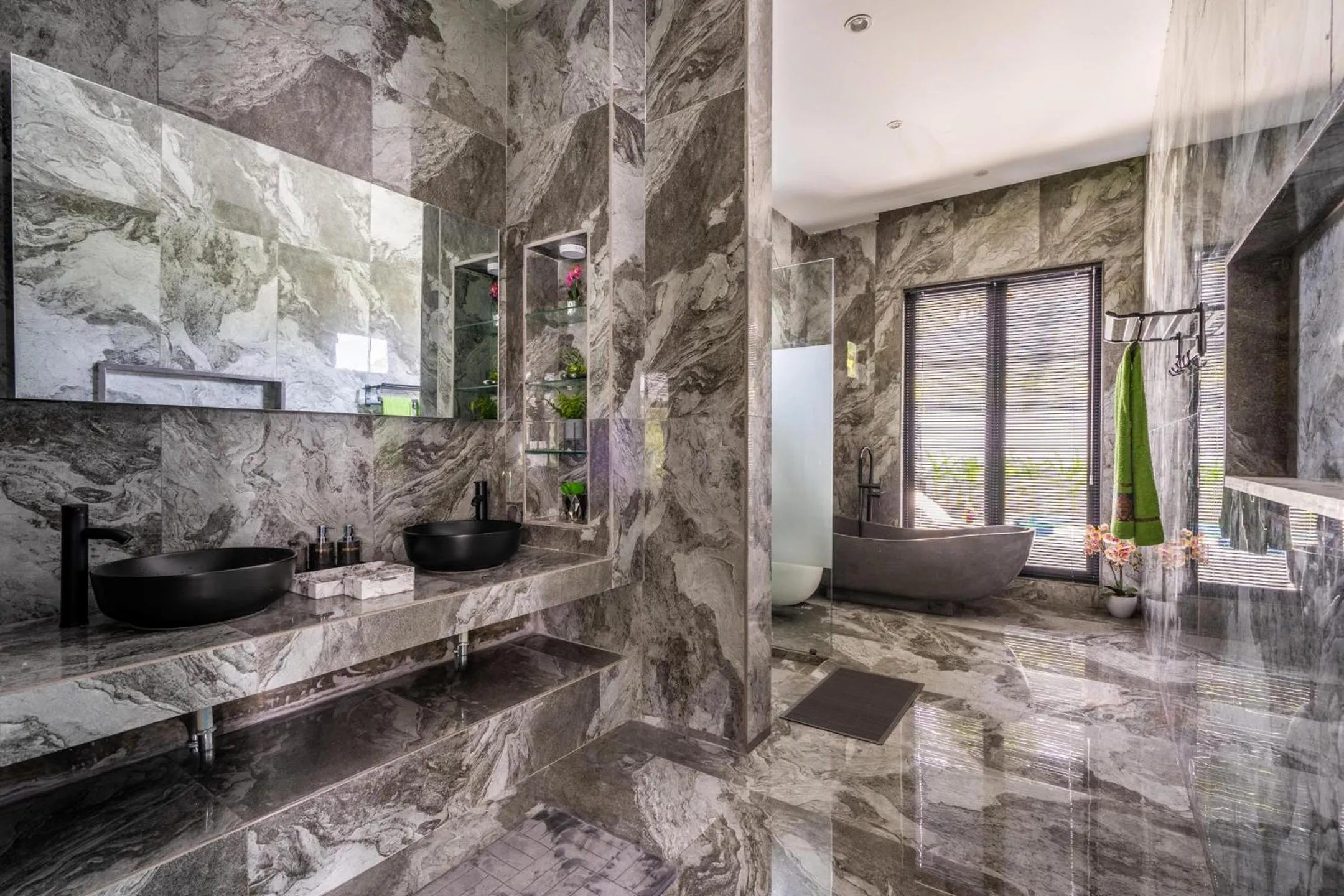 Bathroom in Capung Asri Eco Luxury Resort with Private Pool Villas