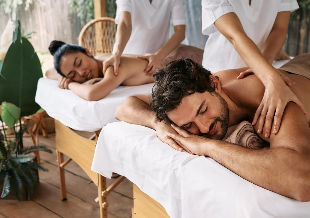 Massage in Capung Asri Eco Luxury Resort with Private Pool Villas