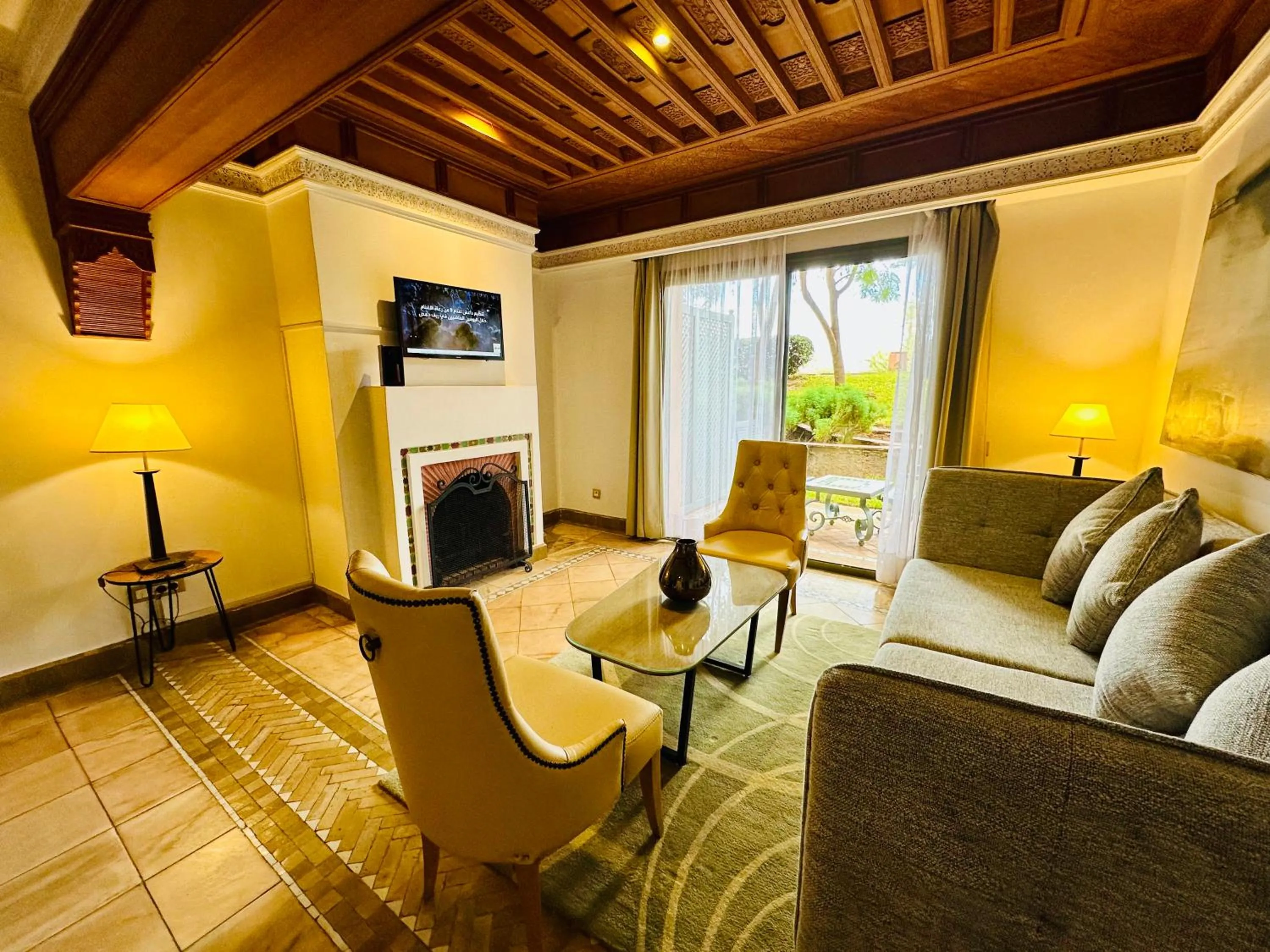 Living room in Pavillon du Golf - Palmeraie suites