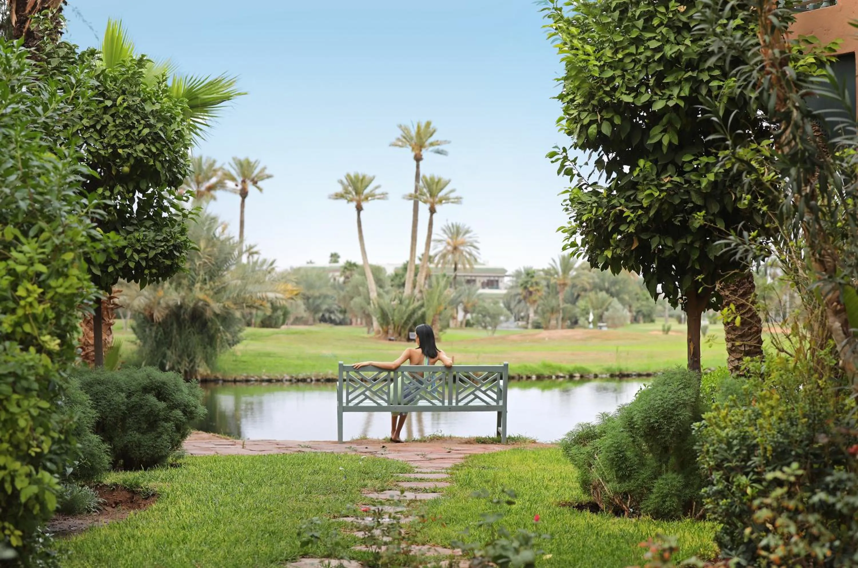 Garden in Pavillon du Golf - Palmeraie suites
