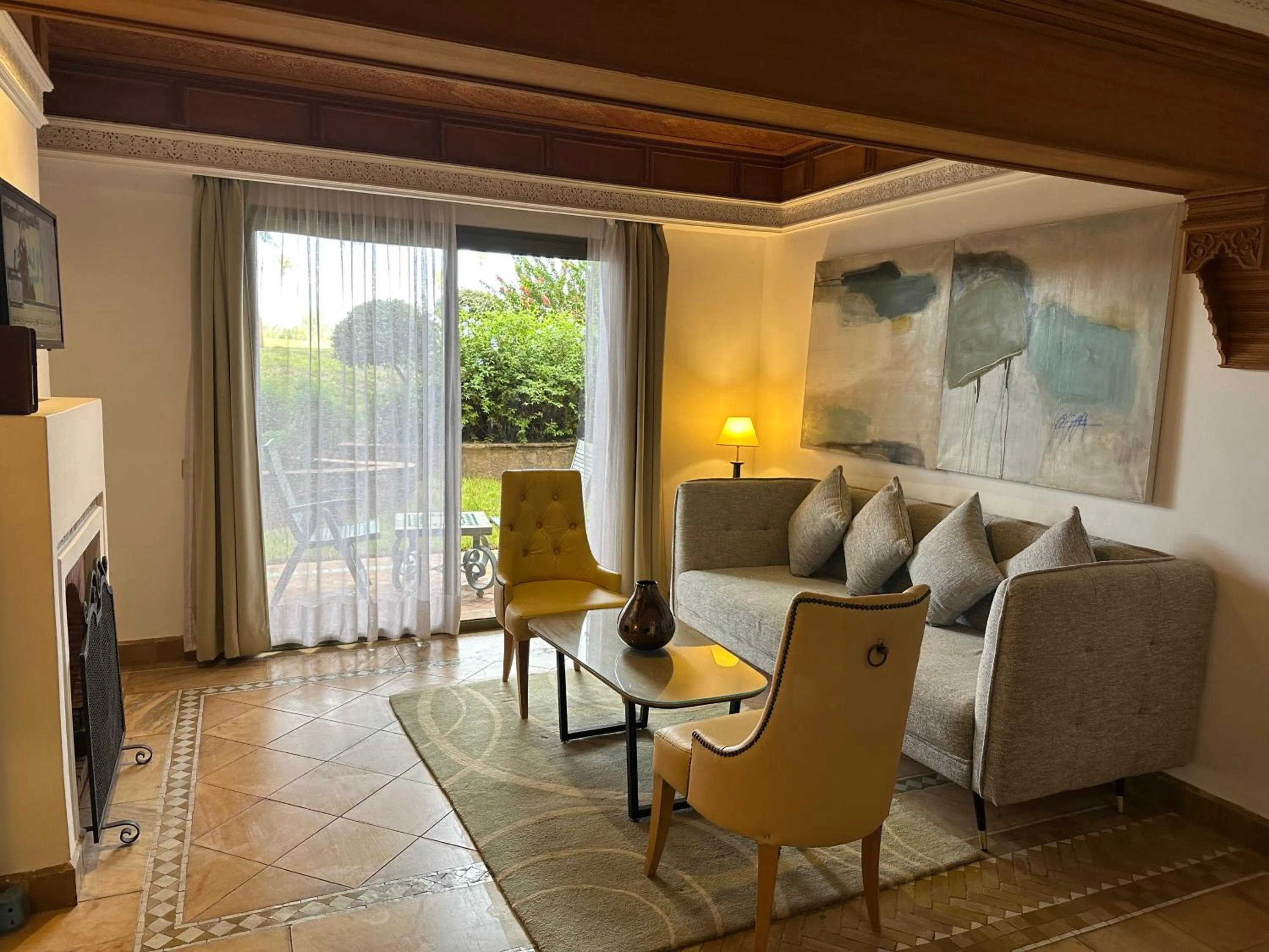 Living room in Pavillon du Golf - Palmeraie suites