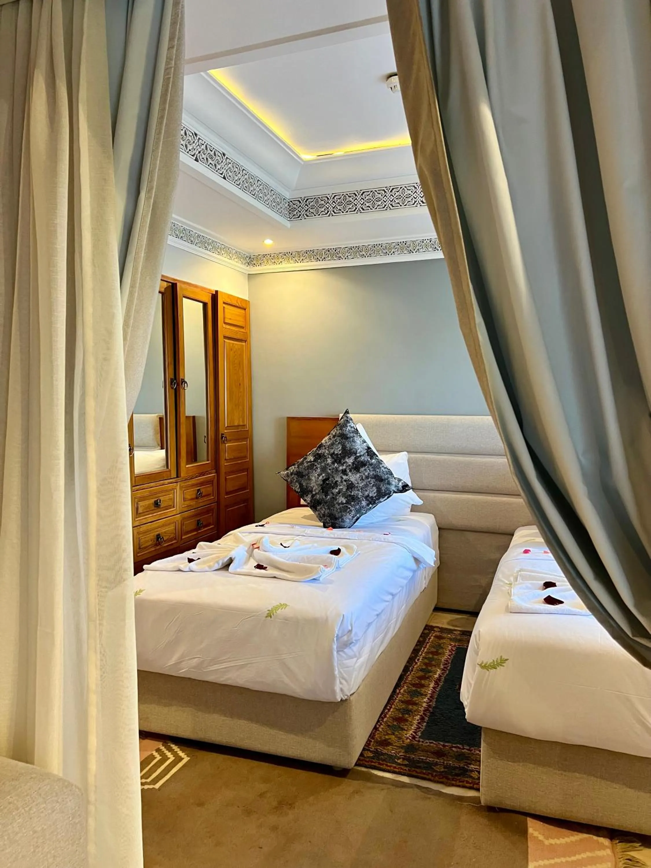 Bed in Pavillon du Golf - Palmeraie suites