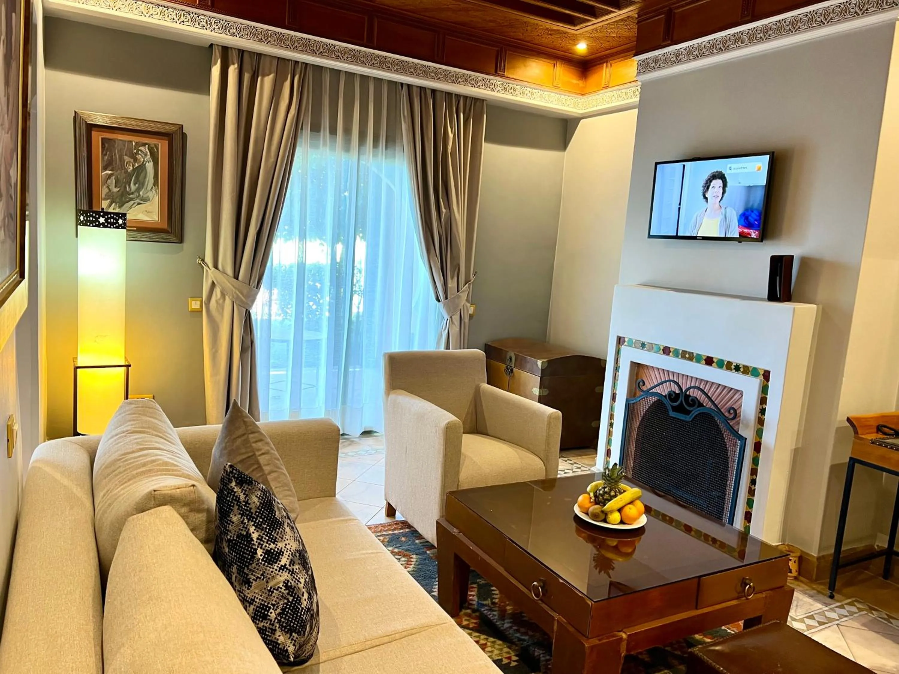 Living room in Pavillon du Golf - Palmeraie suites