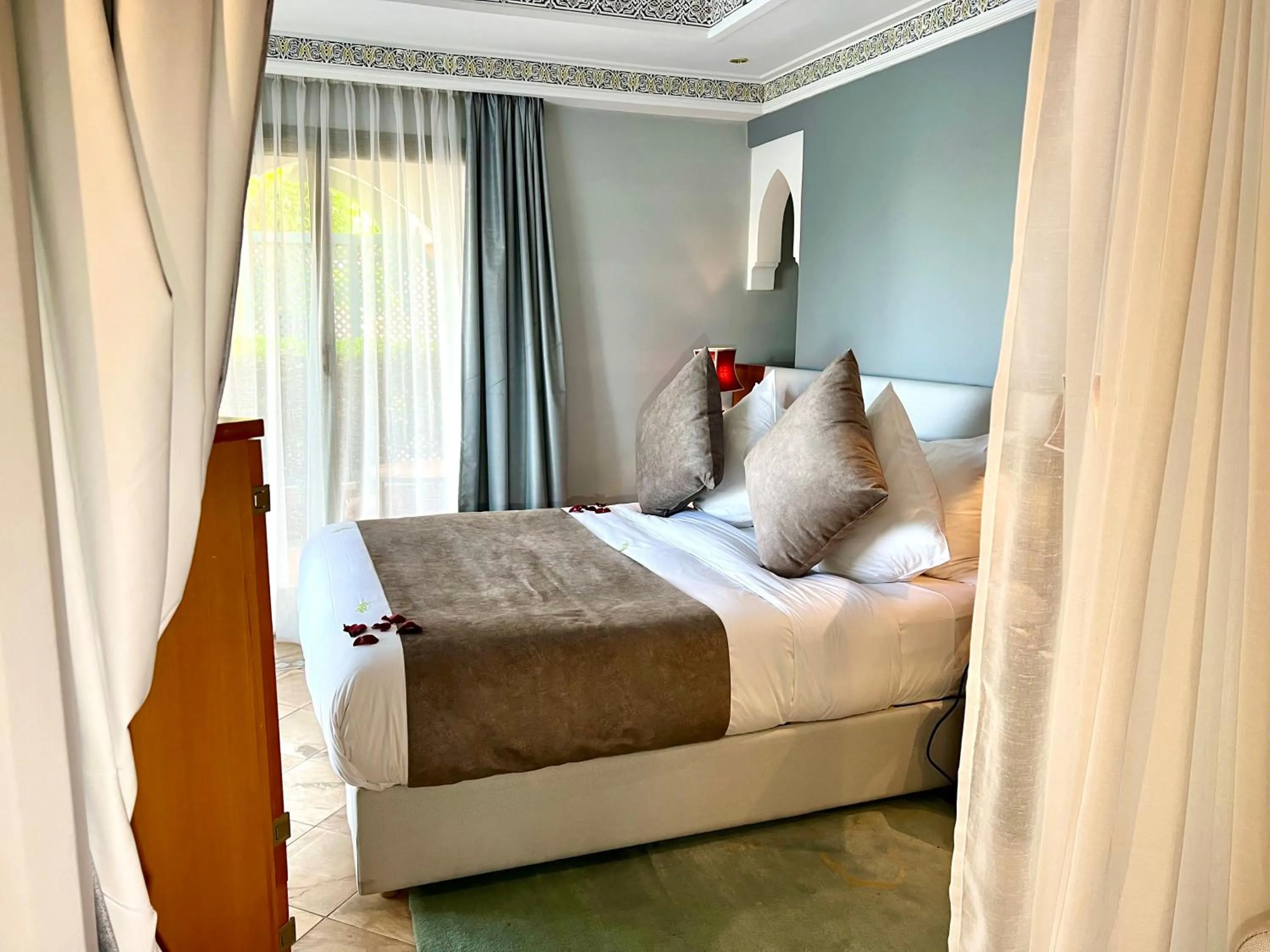 Bed in Pavillon du Golf - Palmeraie suites