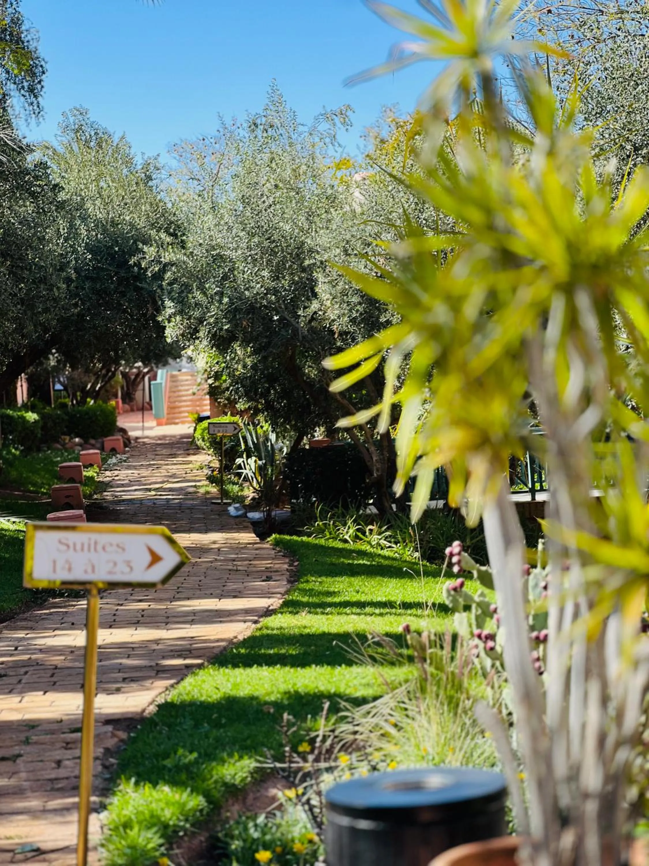 Decorative detail in Pavillon du Golf - Palmeraie suites